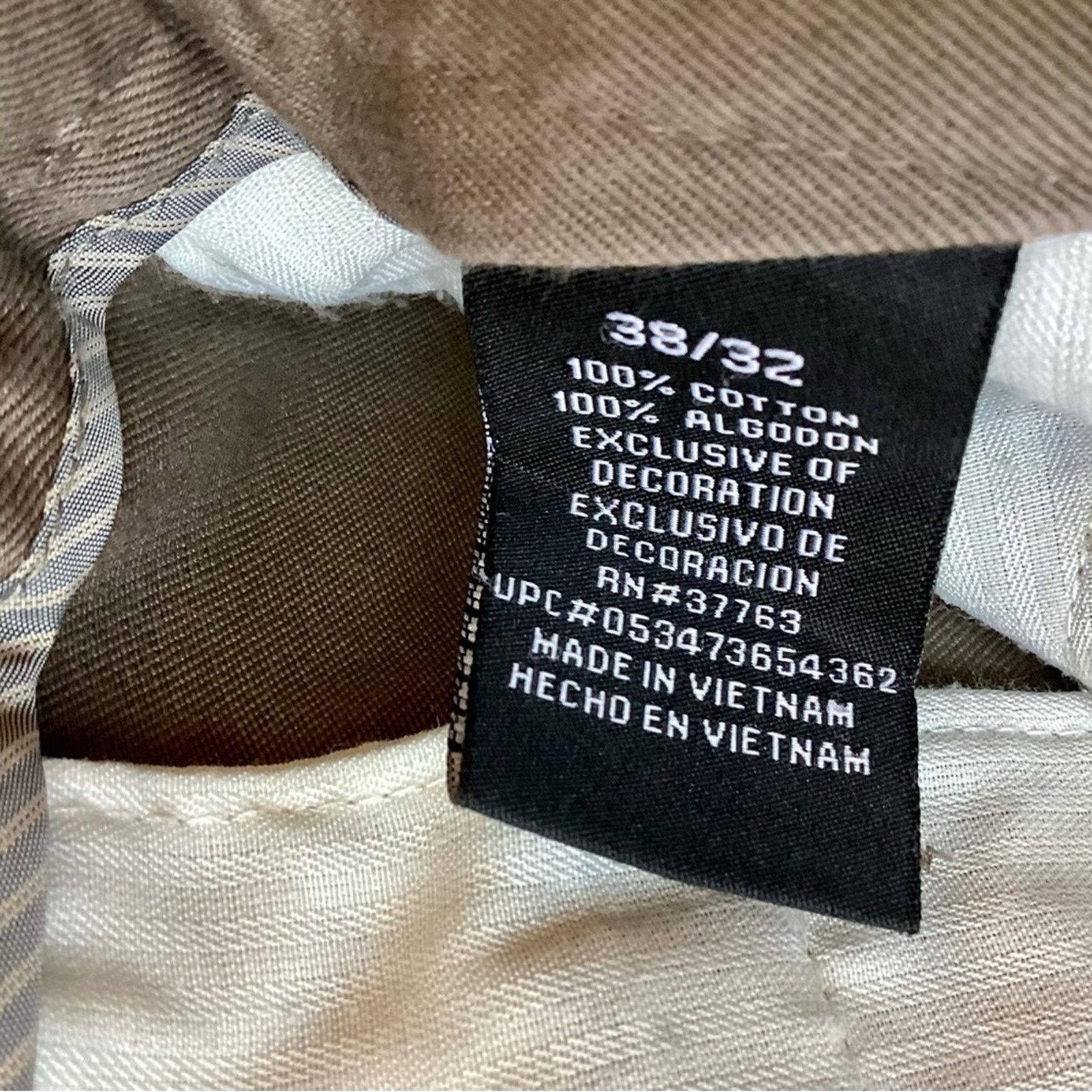 Perry Ellis Perry Ellis Portfolio Khaki Pant, 38x32 Size US 38 / EU 54 - 5 Thumbnail