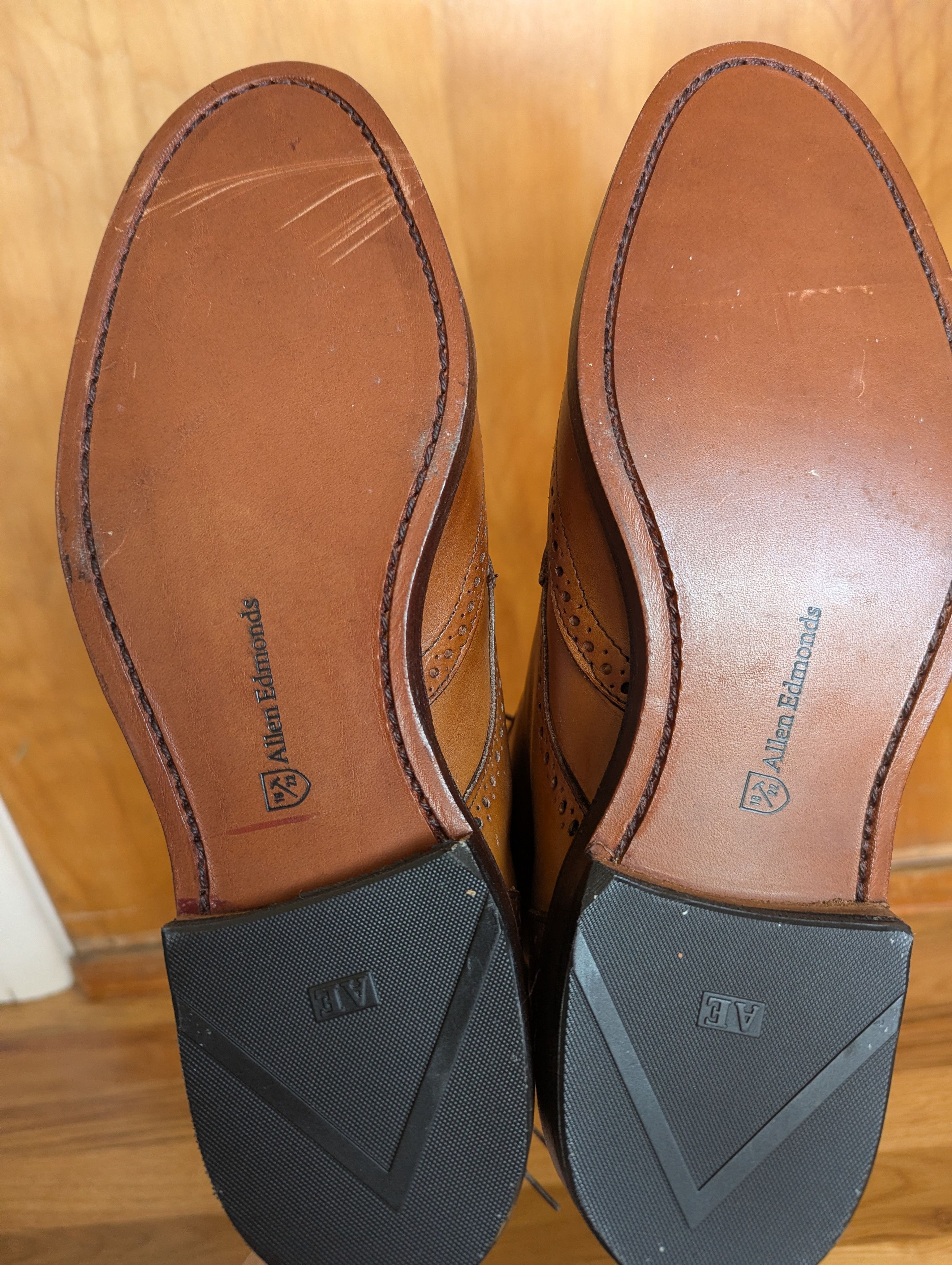 Allen Edmonds New Allen Edmonds Dalton Wingtip Boots Tan Size US 9.5 / EU 42-43 - 3 Thumbnail