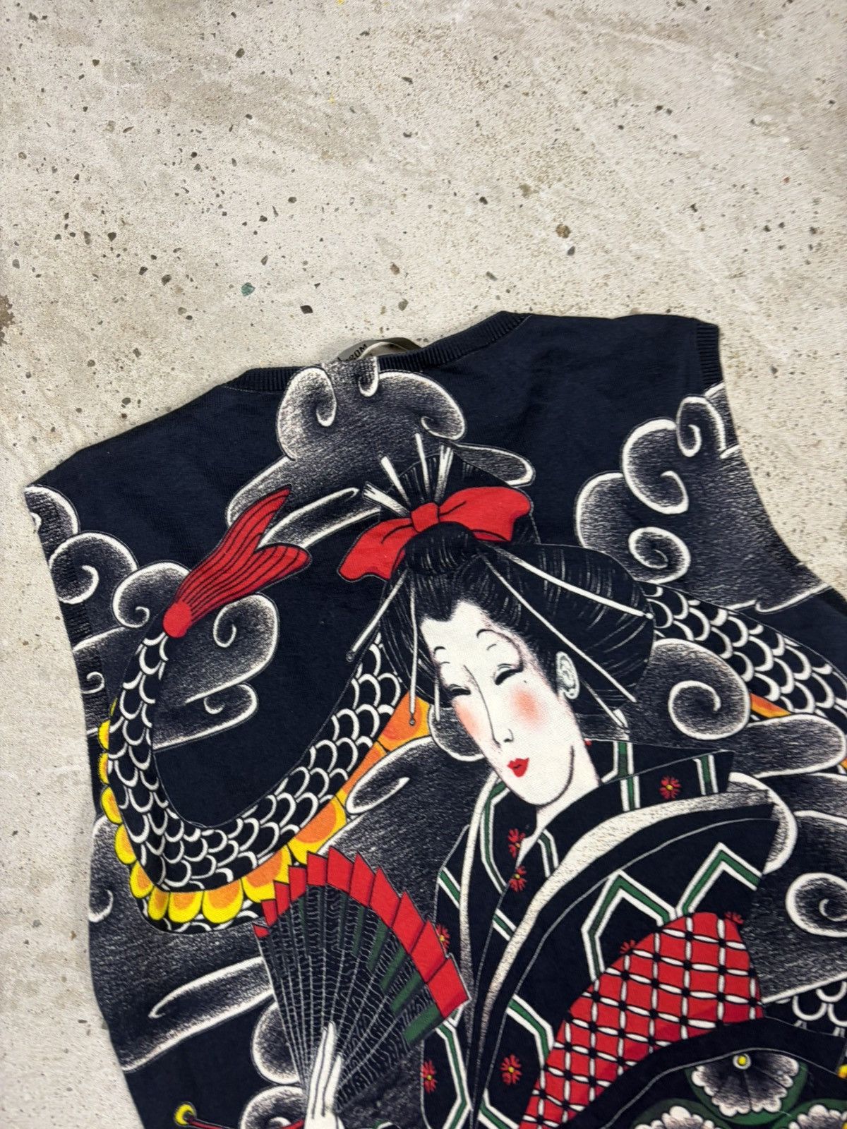 Love Moschino Love Moschino Geisha Japanese Dragon Print Dress Size M / US 6-8 / IT 42-44 - 16 Thumbnail