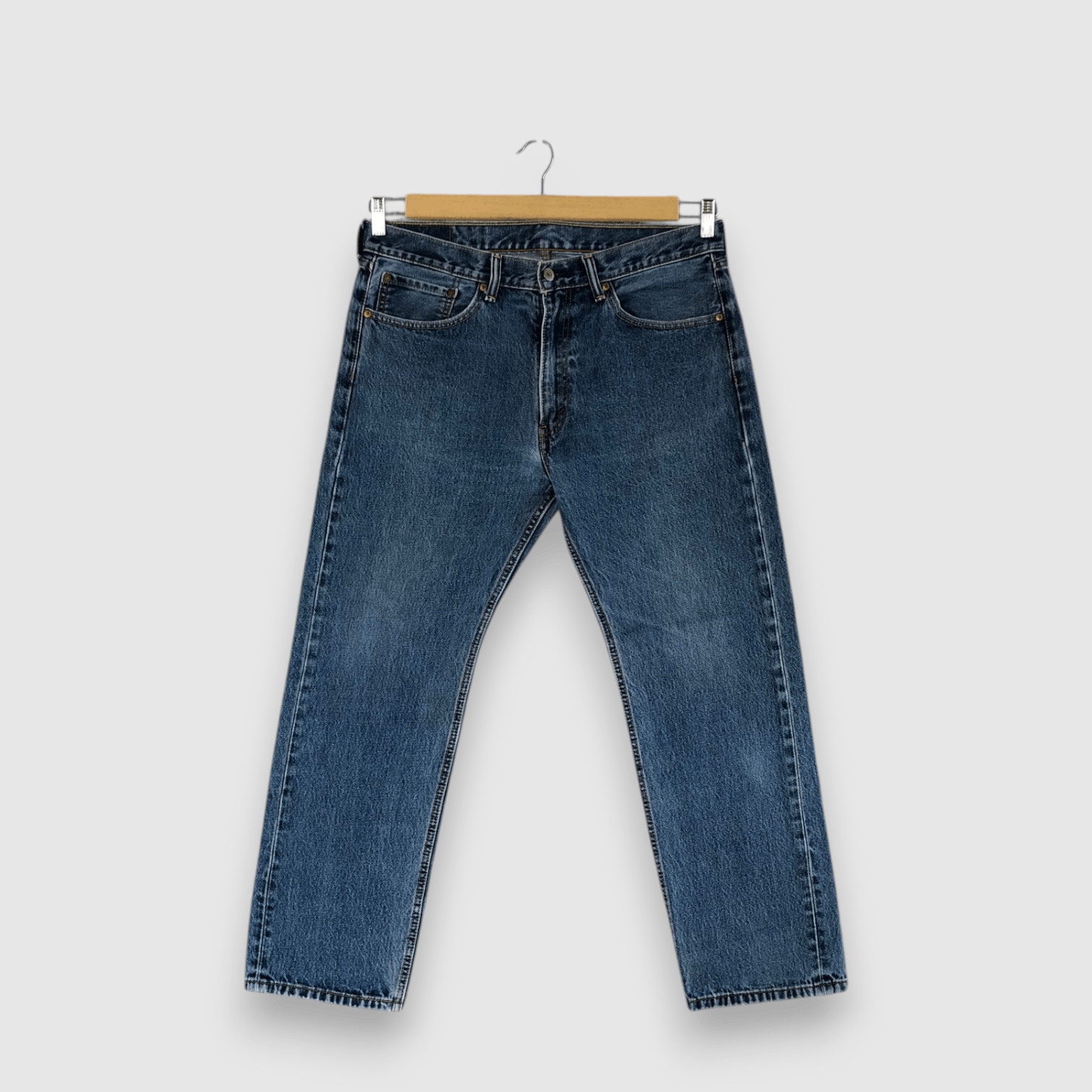 Levi's Vintage 90's Levis 505 Faded Jeans Levi's Stone Wash Denim Size US 36 / EU 52 - 1 Thumbnail