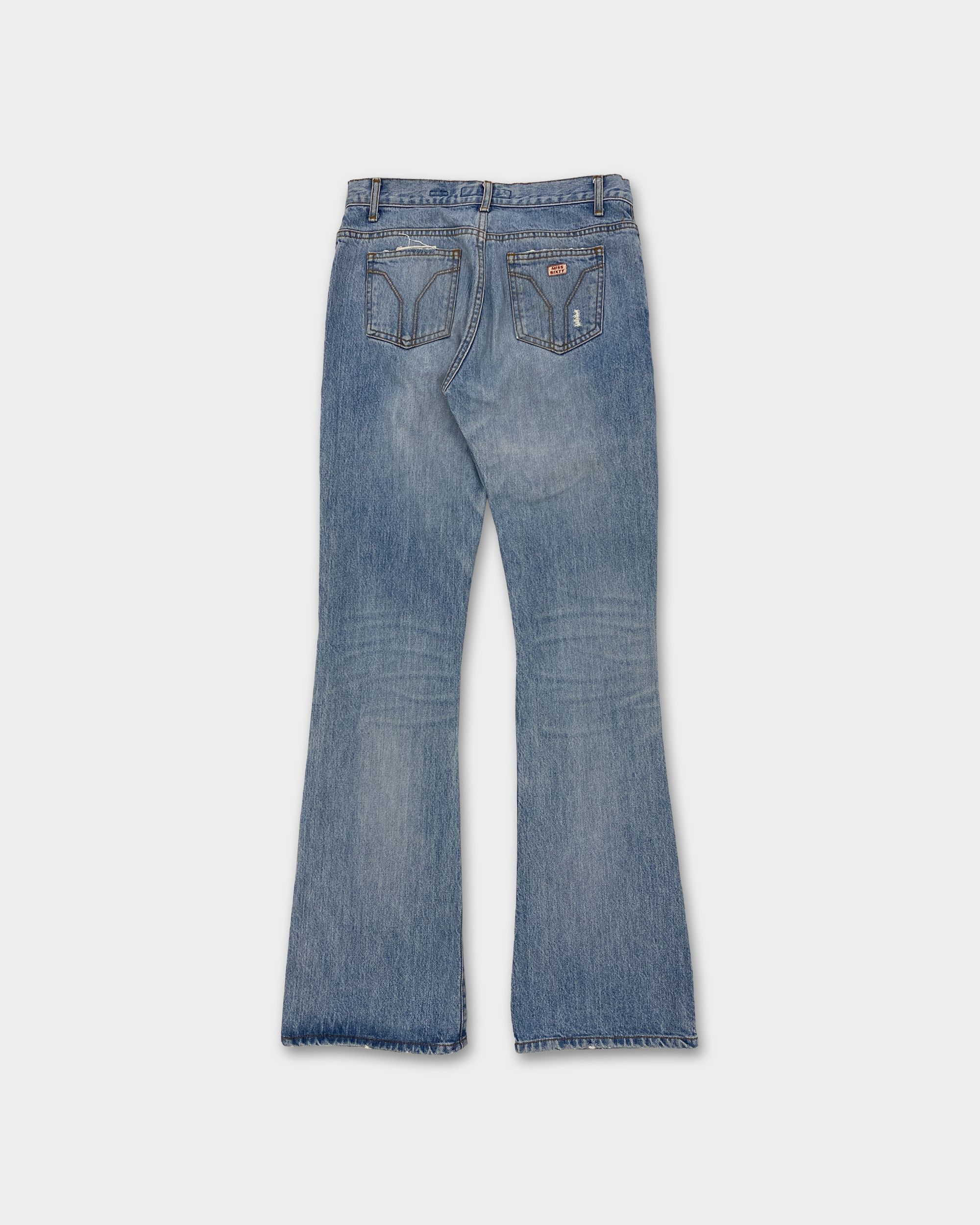 Miss Sixty 2000s Tommy Bootcut Denim Size 30" / US 8 / IT 44 - 2 Thumbnail
