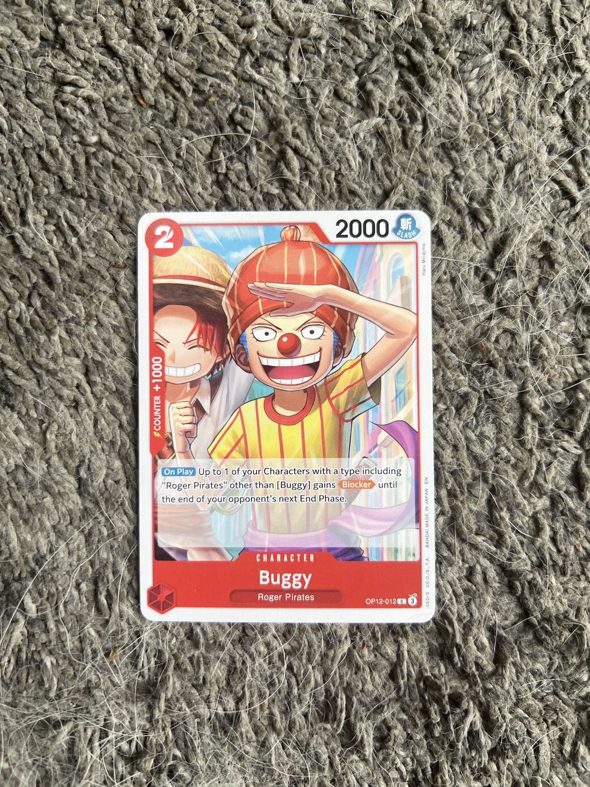 One Piece One Piece Buggy Card Size ONE SIZE - 1 Thumbnail