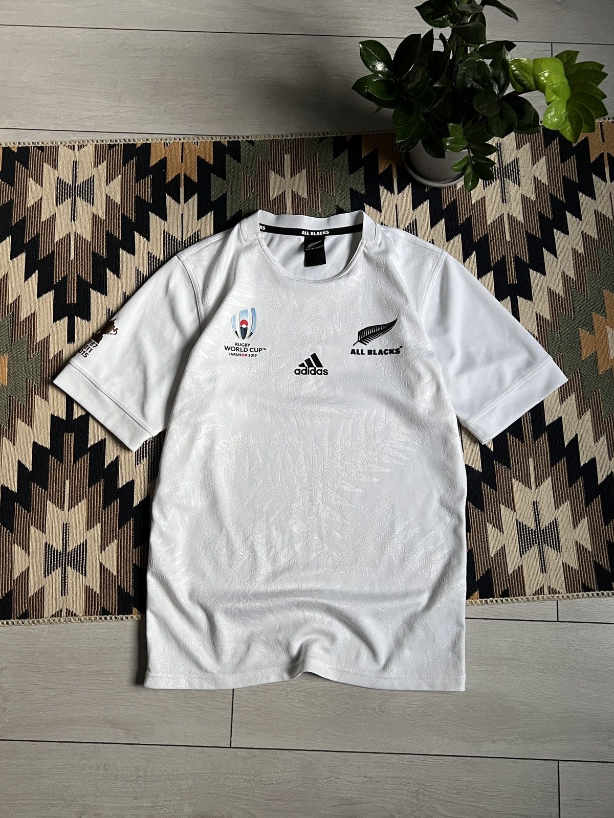 Adidas × All Blacks Adidas All Blacks World Cup Japan 2019 Rugby Jersey Size US L / EU 52-54 / 3 - 1 Thumbnail