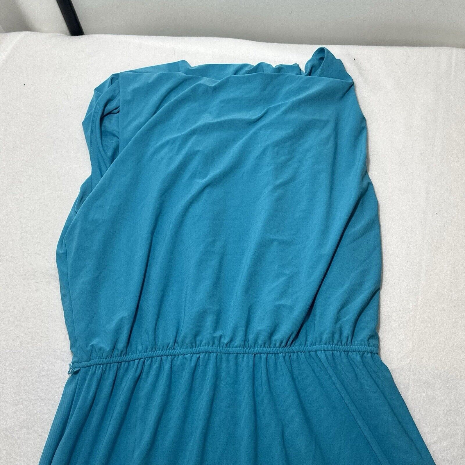 Other Gabby Skye 10 Blue Pullover Drape Top Lightweight Dress Size L / US 10 / IT 46 - 12 Thumbnail