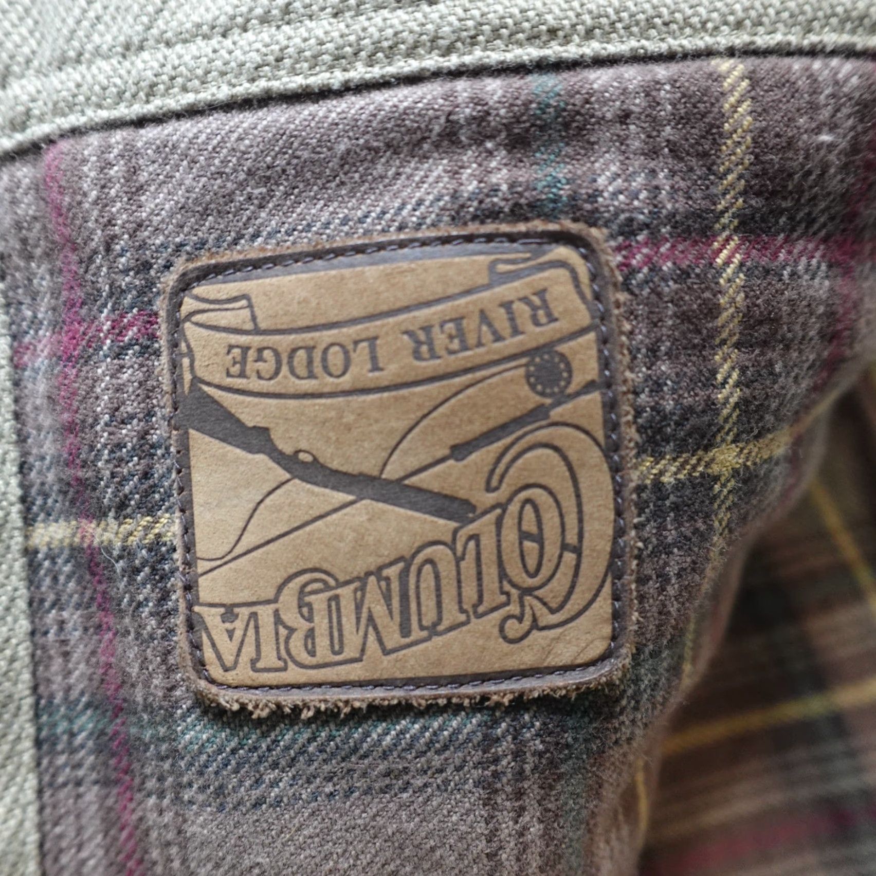 Vintage VINTAGE Columbia Jacket Mens Regular L Beige Canvas Military Jacket with Pockets Size US L / EU 52-54 / 3 - 5 Thumbnail
