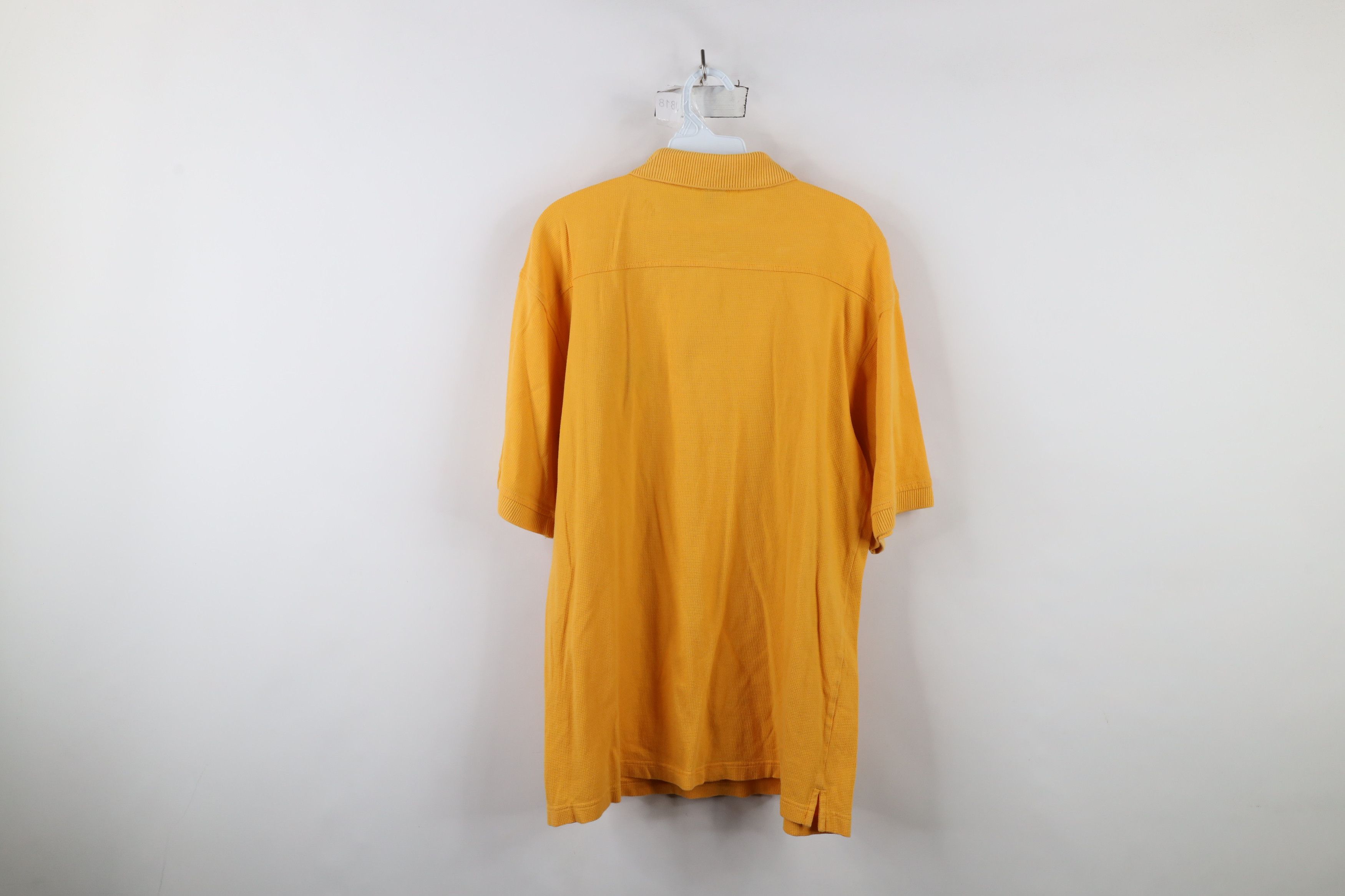 Vintage Vintage 90s University of Michigan Thermal Waffle Knit Polo Size US M / EU 48-50 / 2 - 10 Thumbnail