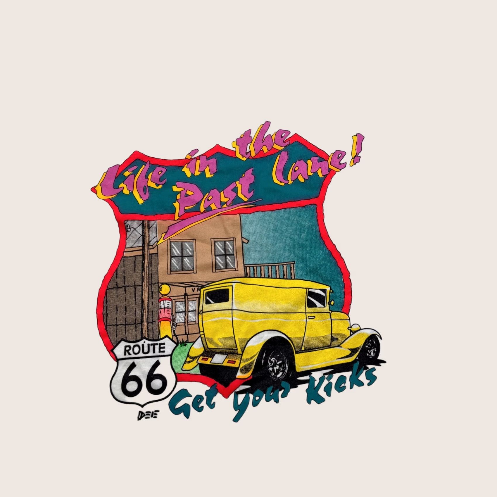 Route 66 VINTAGE 80s Boa Sportswear T Shirt Mens Size 2XL White Short Sleeve Route 66 Size US XXL / EU 58 / 5 - 1 Thumbnail