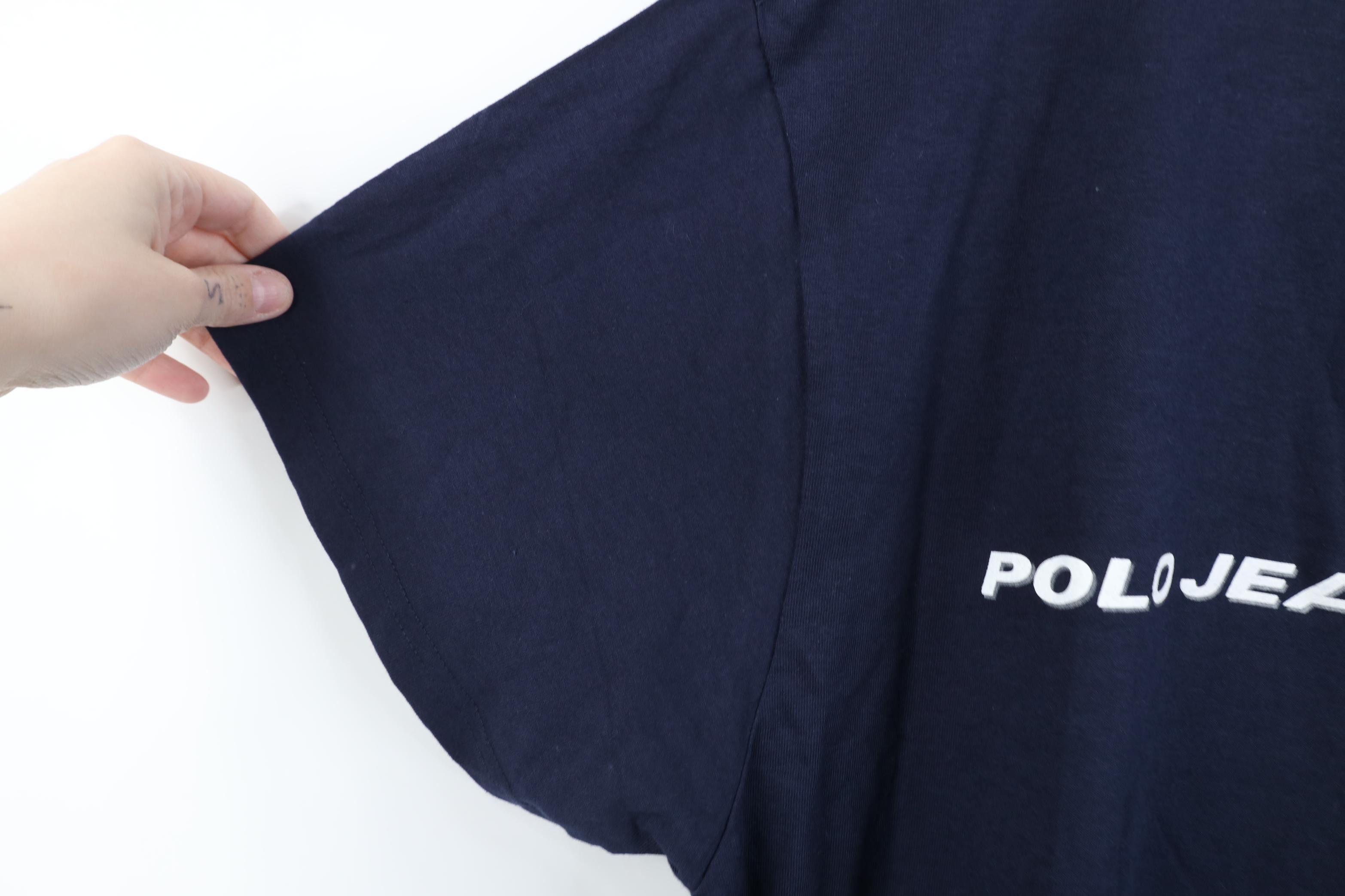 Polo Ralph Lauren Deadstock Vintage 90s Ralph Lauren Center Logo T-Shirt Blue Size US XXL / EU 58 / 5 - 8 Thumbnail