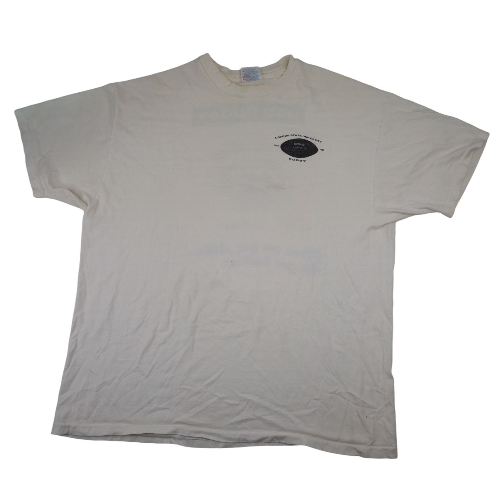 NCAA × Vintage Vintage Oregon State Beavers OSU Rugby Graphic T Shirt Size US XL / EU 56 / 4 - 1 Thumbnail