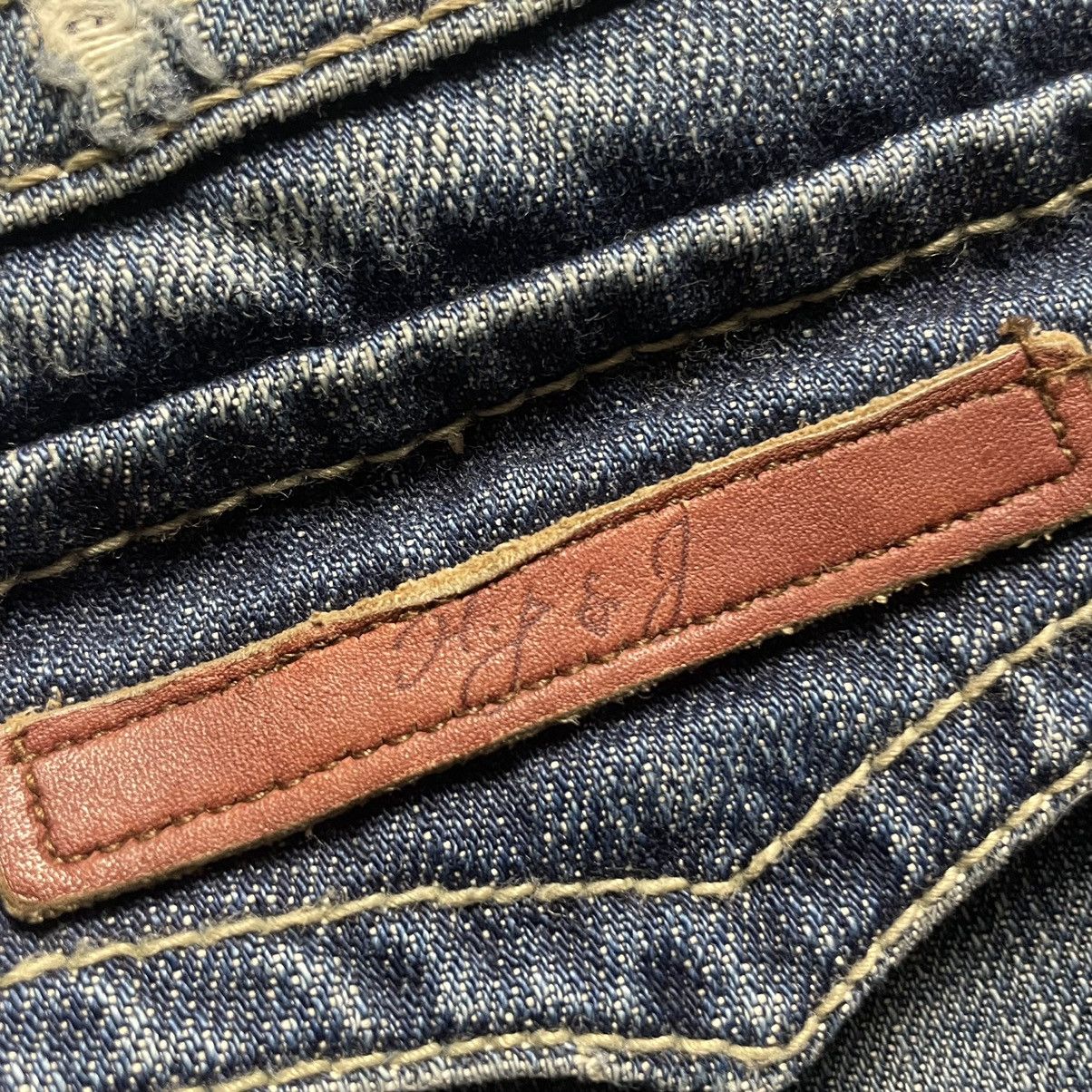 Le Grande Bleu (L.G.B.) SUPER FLARE VINTAGE HOT PEPPER BUTTON FLY DENIM PANTS Size US 32 / EU 48 - 14 Thumbnail