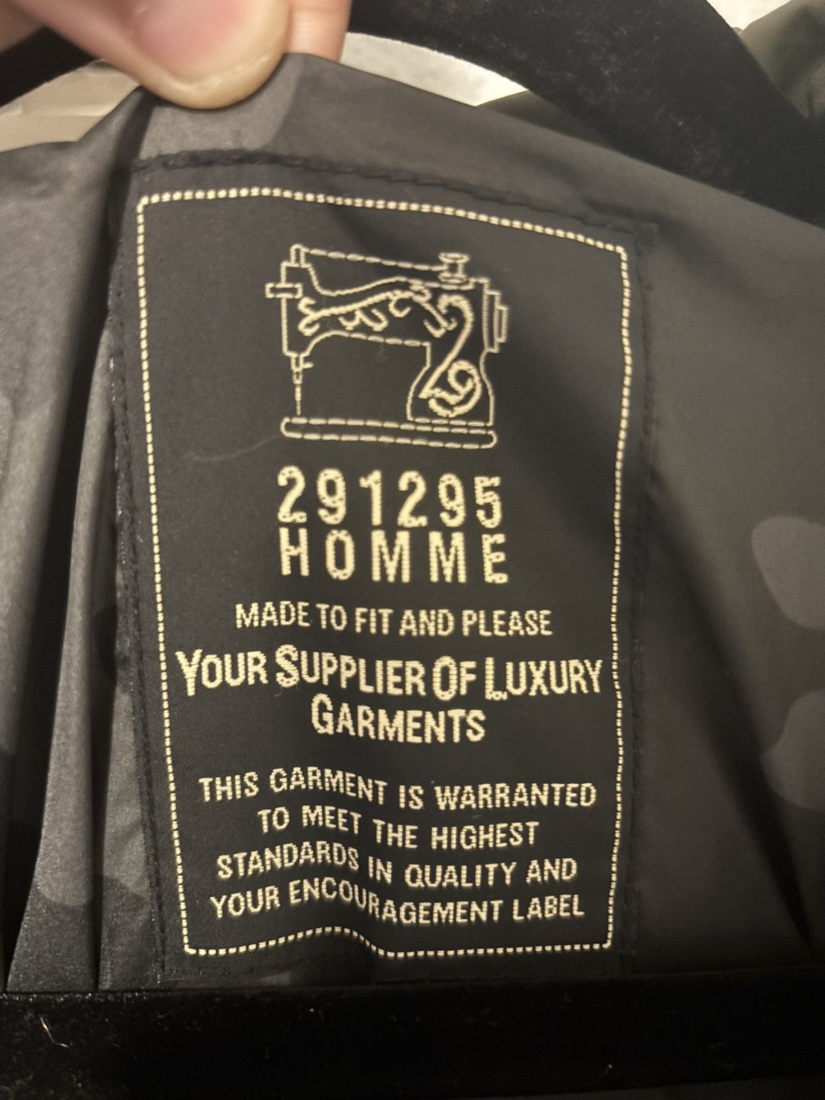 291295=Homme 291295=Homme Puffer Jacket Size US M / EU 48-50 / 2 - 4 Thumbnail
