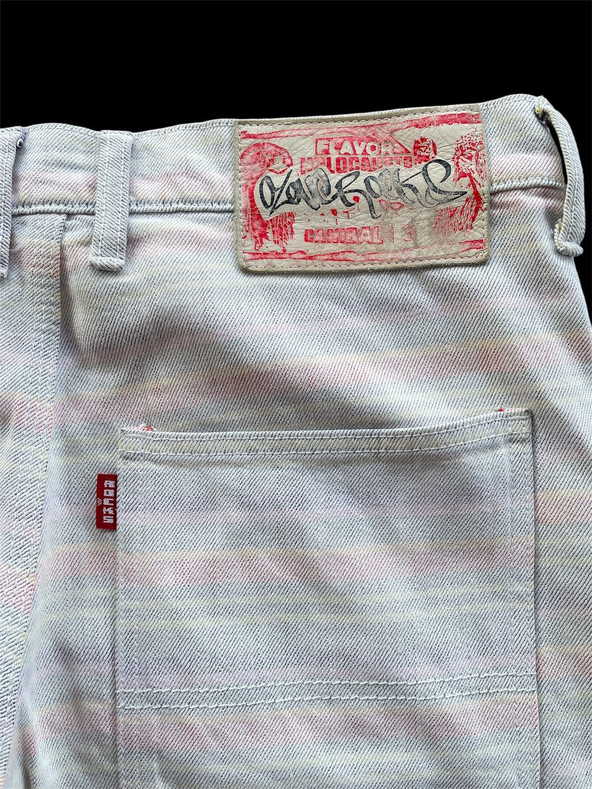Japanese Brand × Vintage OZONE ROCKS CARPENTER RAINBOW JEANS Size US 34 / EU 50 - 11 Thumbnail