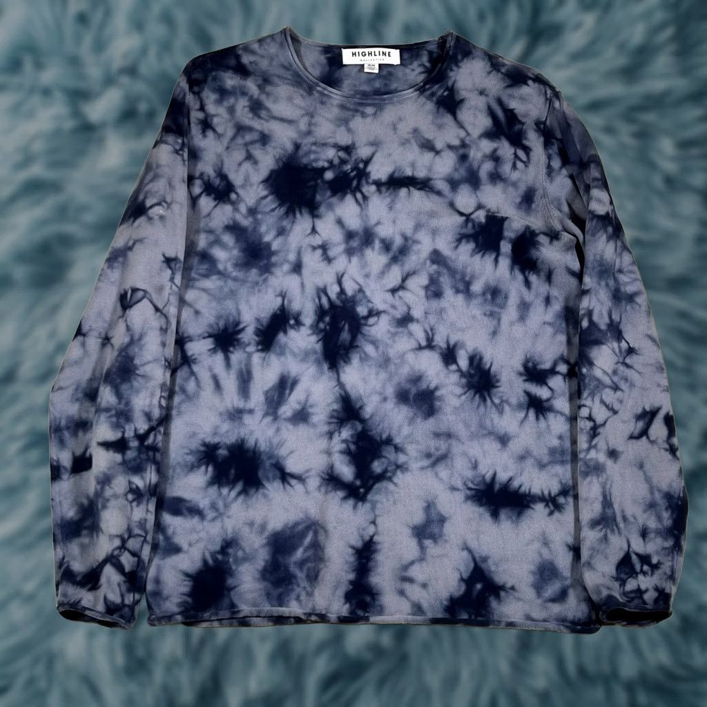 Vintage VINTAGE Highline Collective All Over Print Tie Dye Long Sleeve Shirt Mens M Blue Size US M / EU 48-50 / 2 - 1 Thumbnail