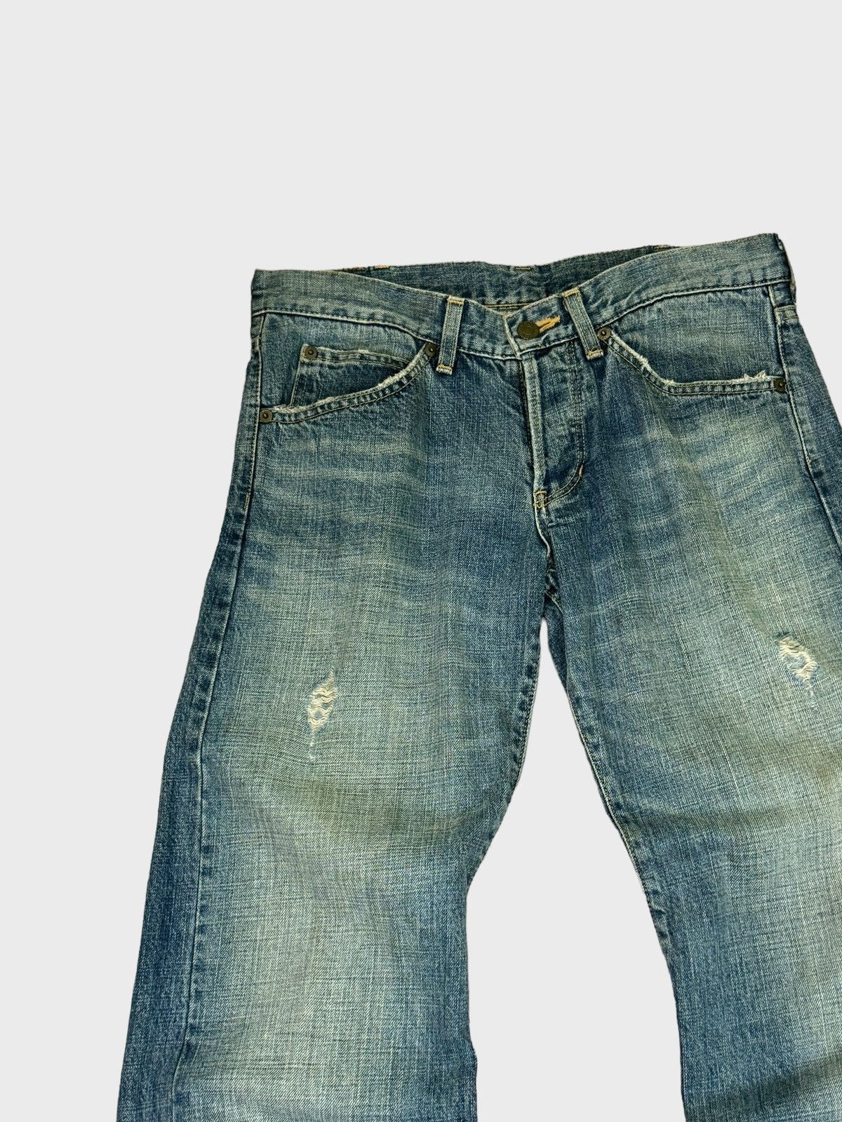 Vintage VINTAGE MATERIAL BOY DISTRESSED DAICOCK DENIM JEANS Size US 30 / EU 46 - 4 Thumbnail