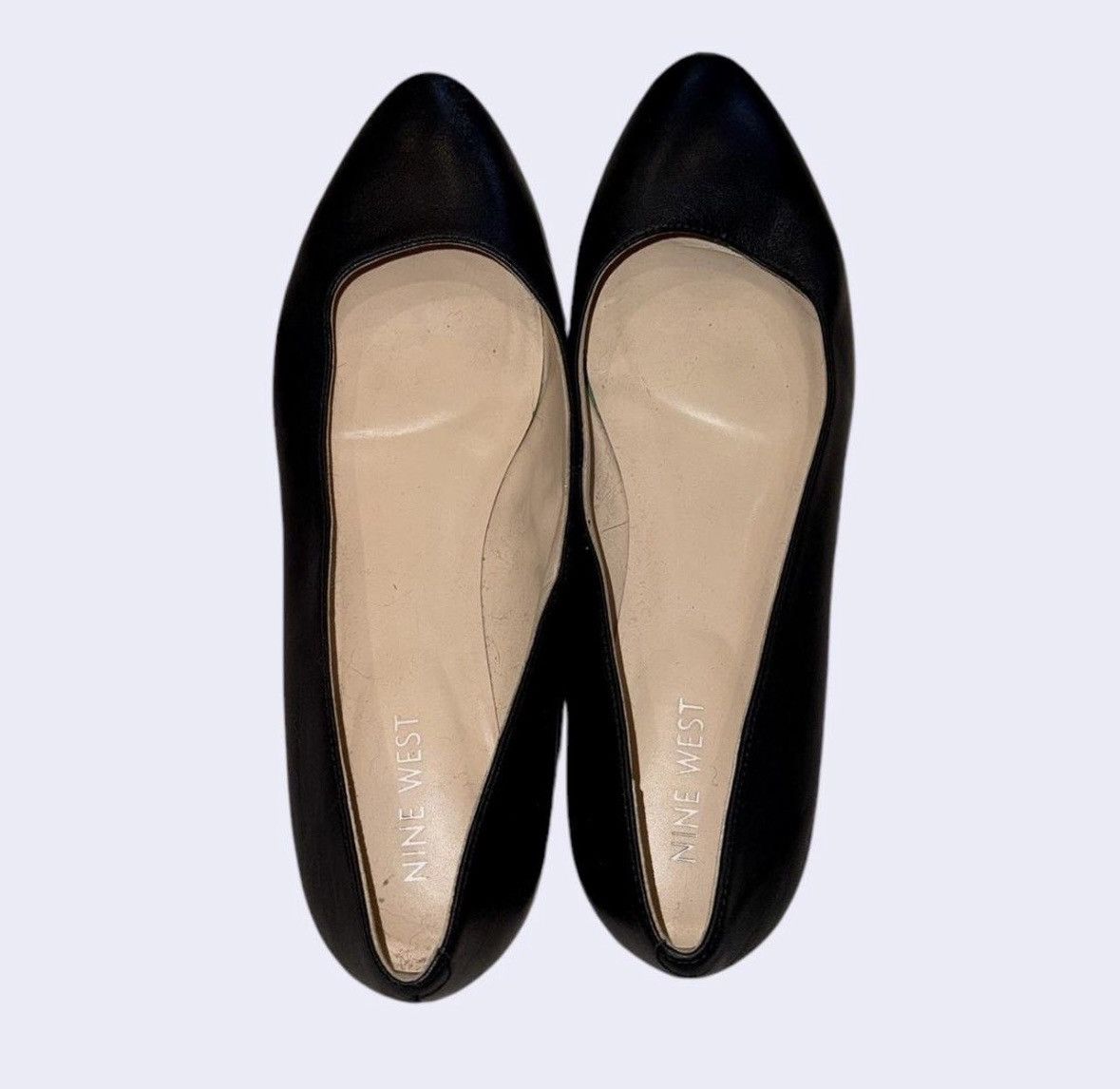 Nine West black flats Size US 7.5 / IT 37.5 - 1 Thumbnail