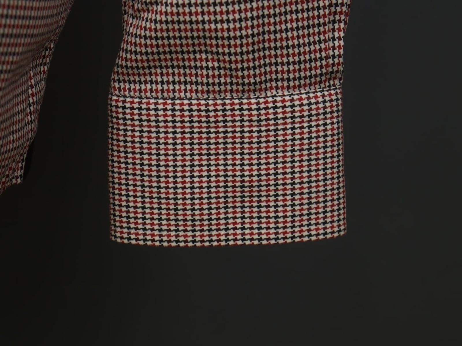 Eton Eton Multicolor Houndstooth Collared Dress Shirt Size 40 Size 38R - 3 Thumbnail