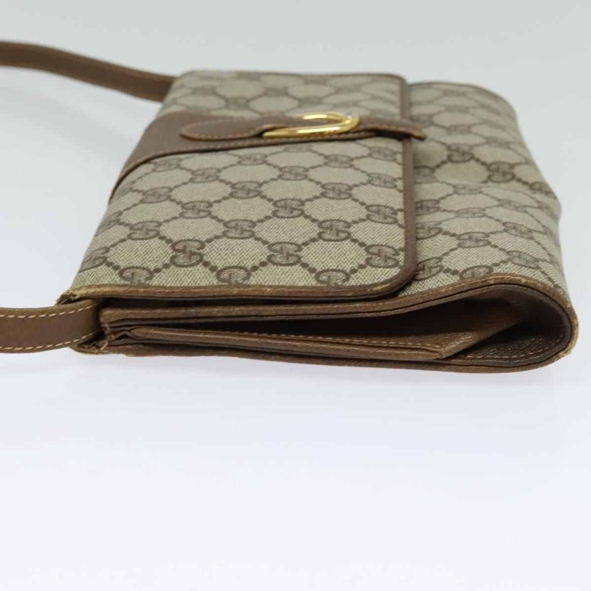 Gucci GUCCI GG Supreme Shoulder Bag Pvc Beige Gold 118 02 050 Size ONE SIZE - 4 Thumbnail