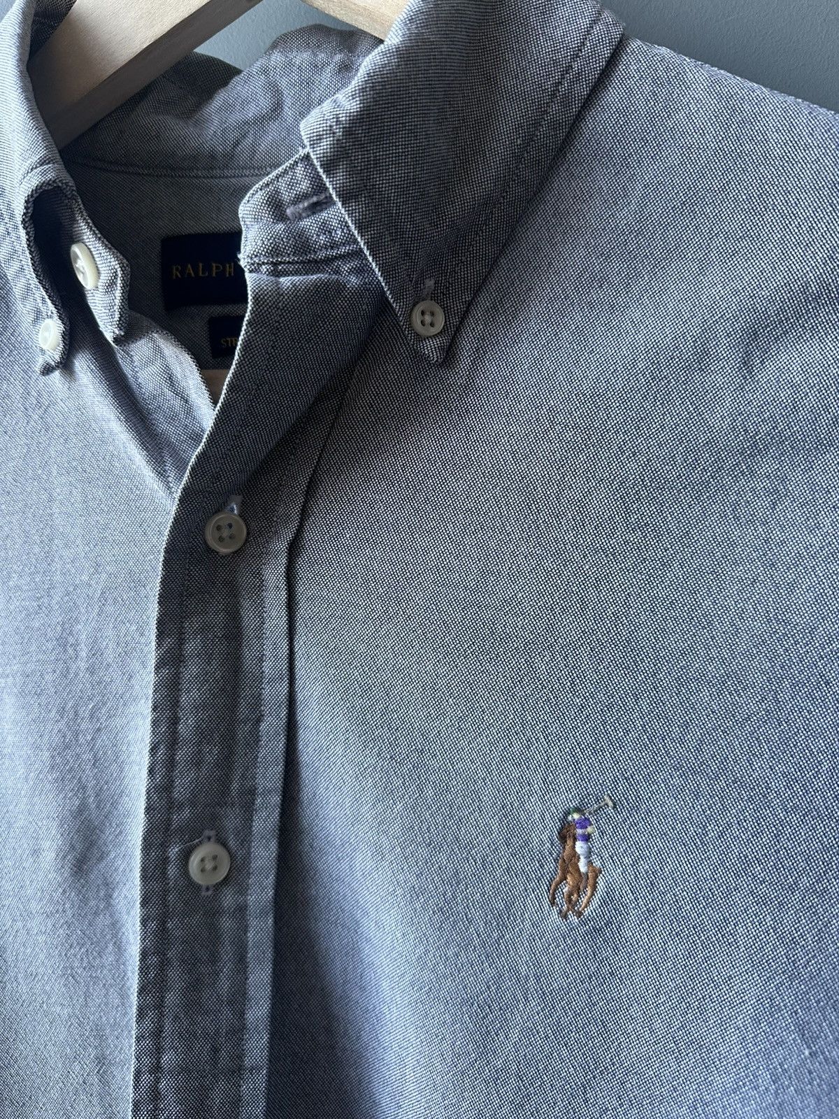 Ralph Lauren Ralph Lauren Oxford Grey Logo Shirt Size S Size S / US 4 / IT 40 - 3 Thumbnail