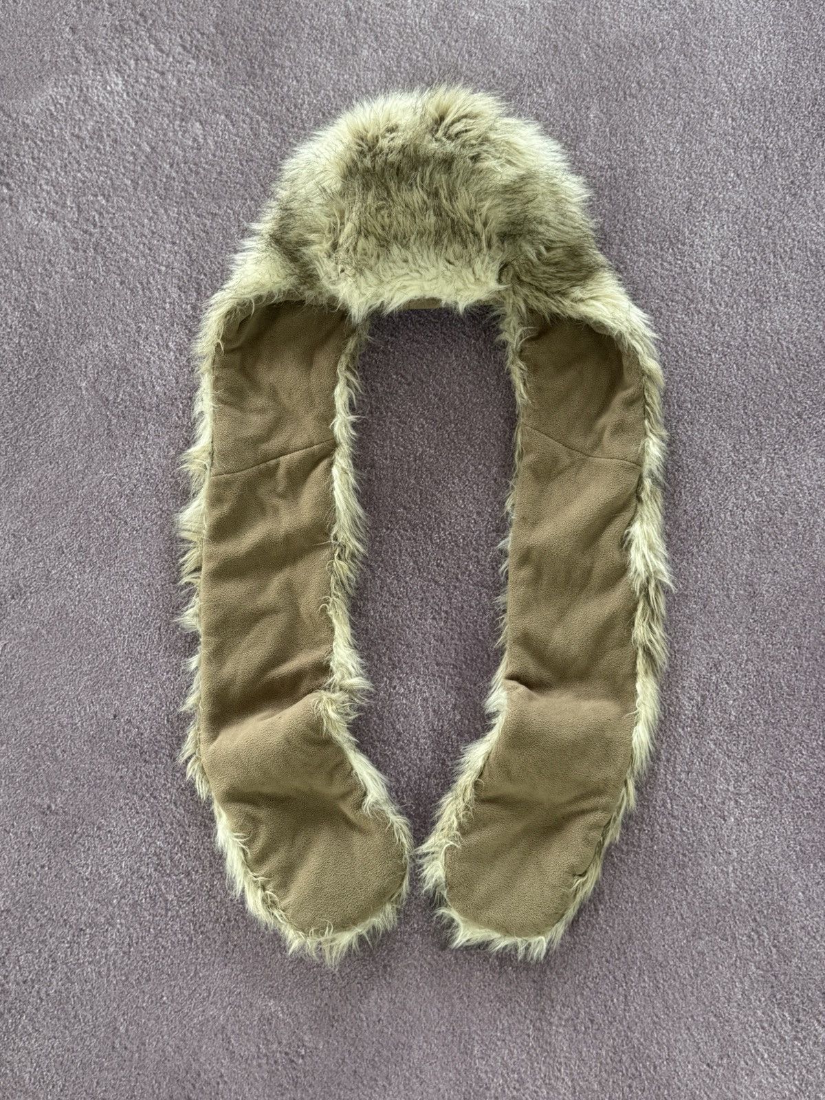 If Six Was Nine Vintage Japanese Winter Y2K Faux Fur Hat Ushanka Size ONE SIZE - 8 Thumbnail