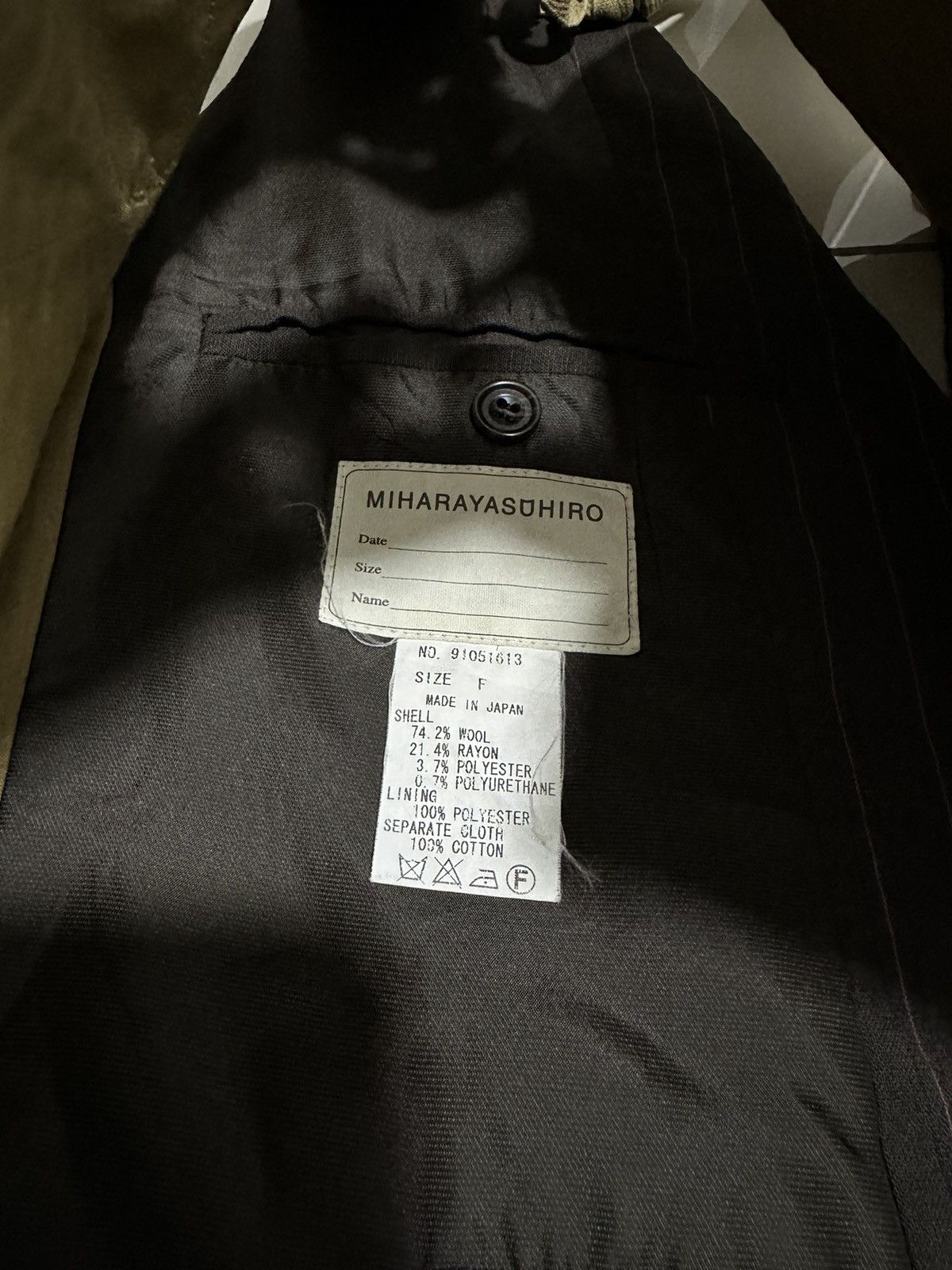 Maison MIHARA YASUHIRO Archived Miharayasuhiro Bondage Docking Vest Tactical Pocket Size US M / EU 48-50 / 2 - 4 Thumbnail