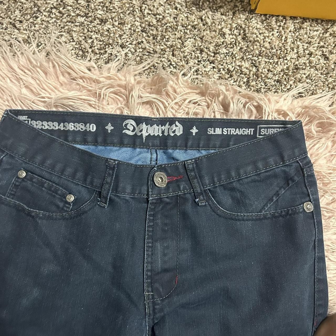 Japanese Brand × Vintage Vintage wax washed denim bootcut jeans Size US 31 - 2 Thumbnail