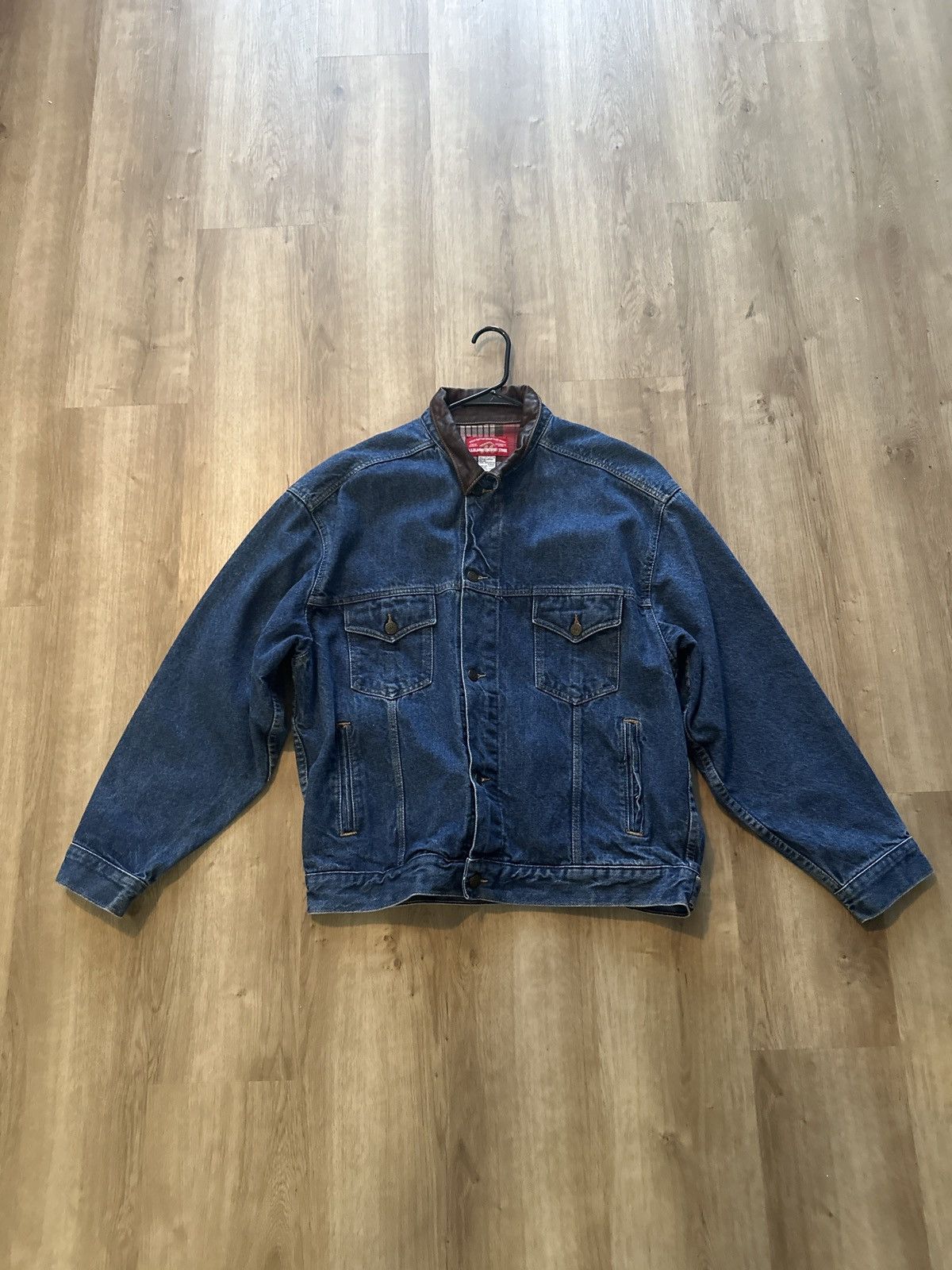 Marlboro × Vintage OVERSIZED DENIM JACKET Size US L / EU 52-54 / 3 - 1 Thumbnail