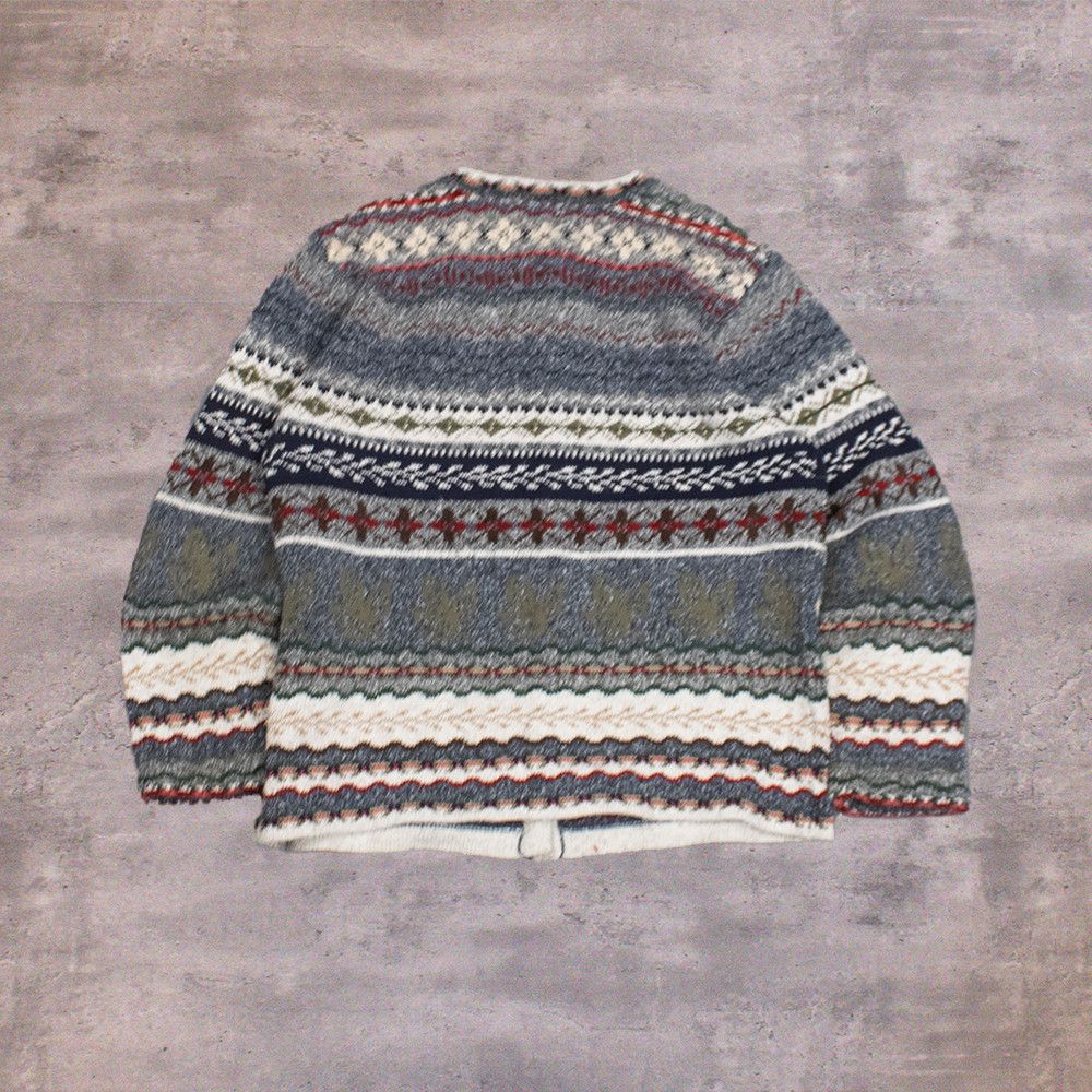 Northern Reflections Vintage Nordic Pattern Wool Cardigan Size US M / EU 48-50 / 2 - 2 Thumbnail