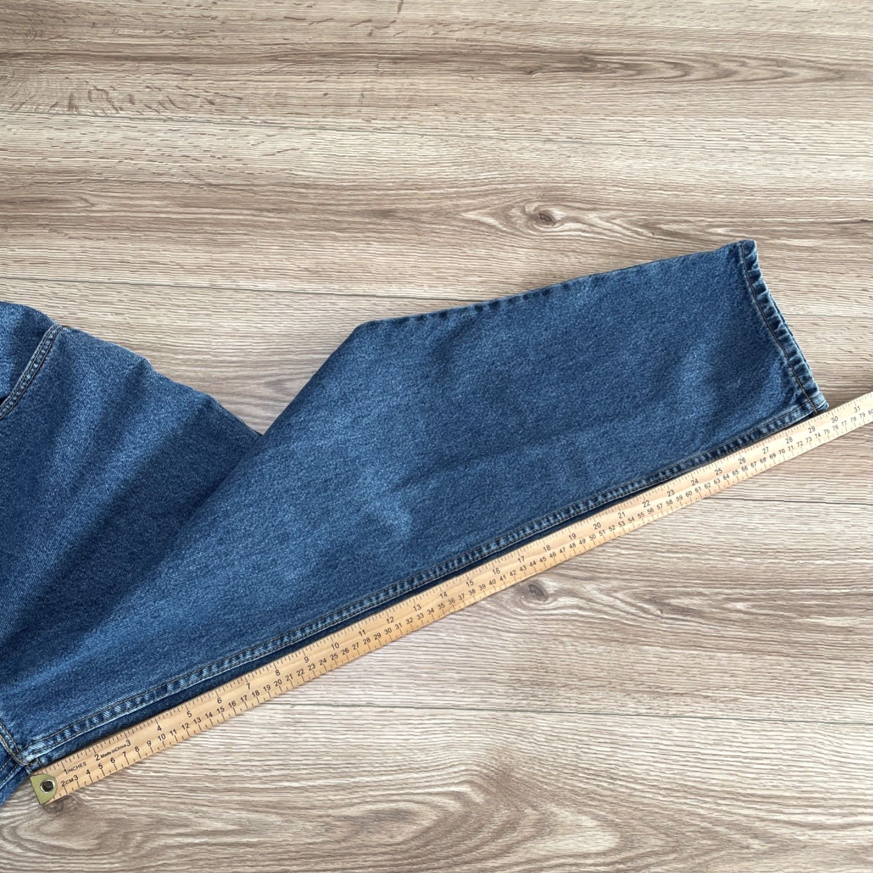 Levi's VINTAGE Levi's 545 Loose Fit Jeans 38x30 Blue USA Mens Size US 38 / EU 54 - 7 Thumbnail