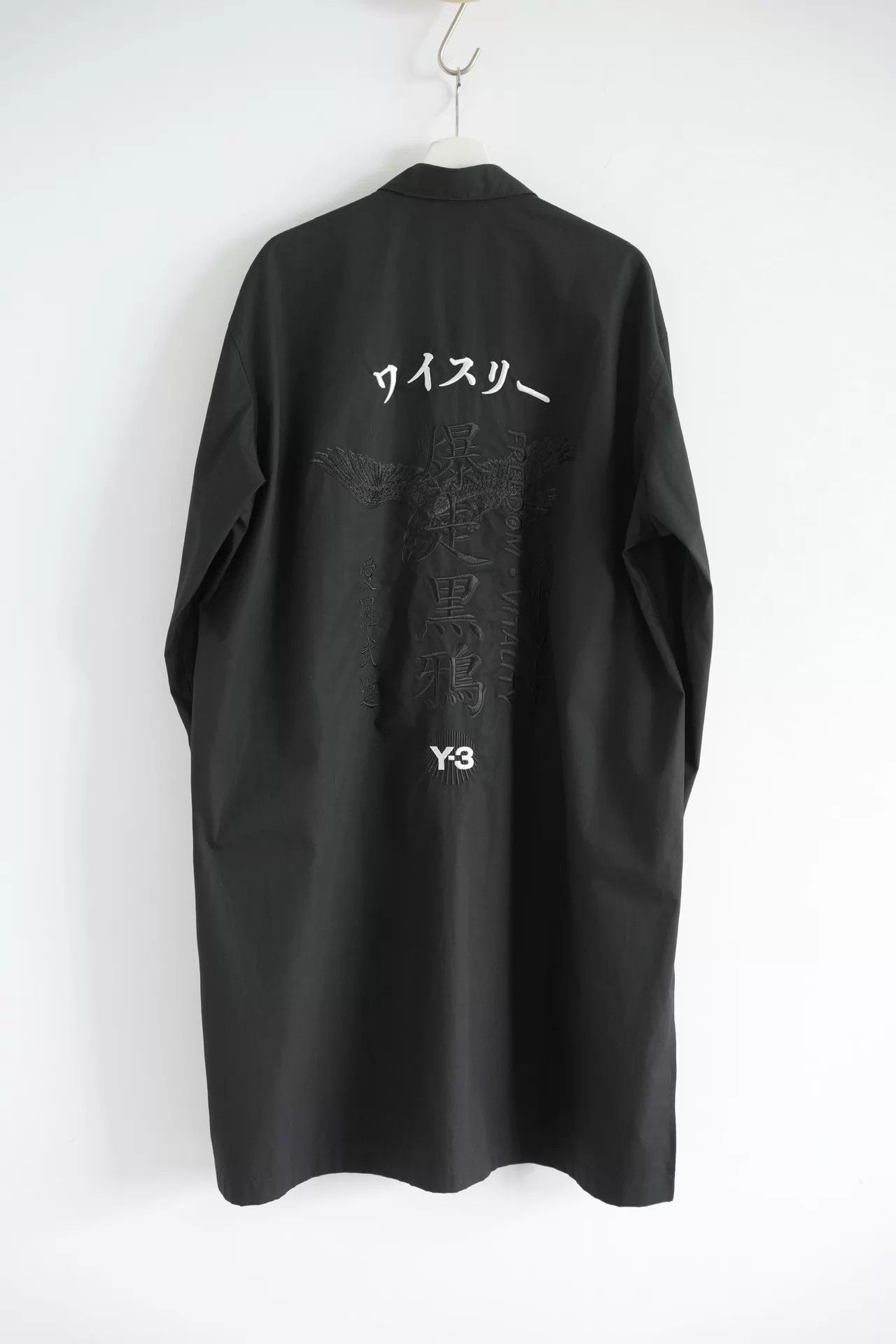 Yohji Yamamoto Yohji Yamamoto 23SS Berserk Crow Zip Cotton Shirt Size US S / EU 44-46 / 1 - 1 Thumbnail