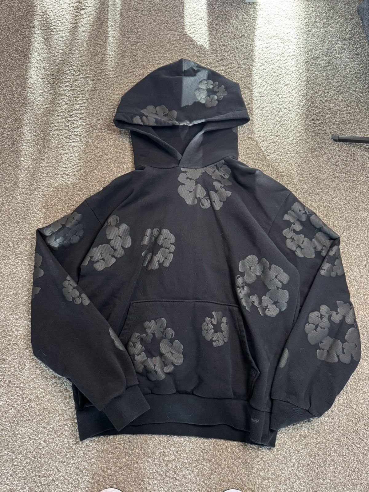 Monowreath Denim Tears Hoodie Black