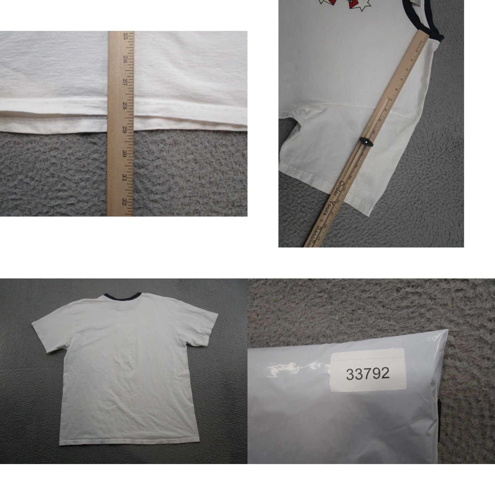 Nike VINTAGE Nike Shirt Mens XL White Y2K Silver Tag Felt Logo Spell Out Stars Size US XL / EU 56 / 4 - 8 Thumbnail