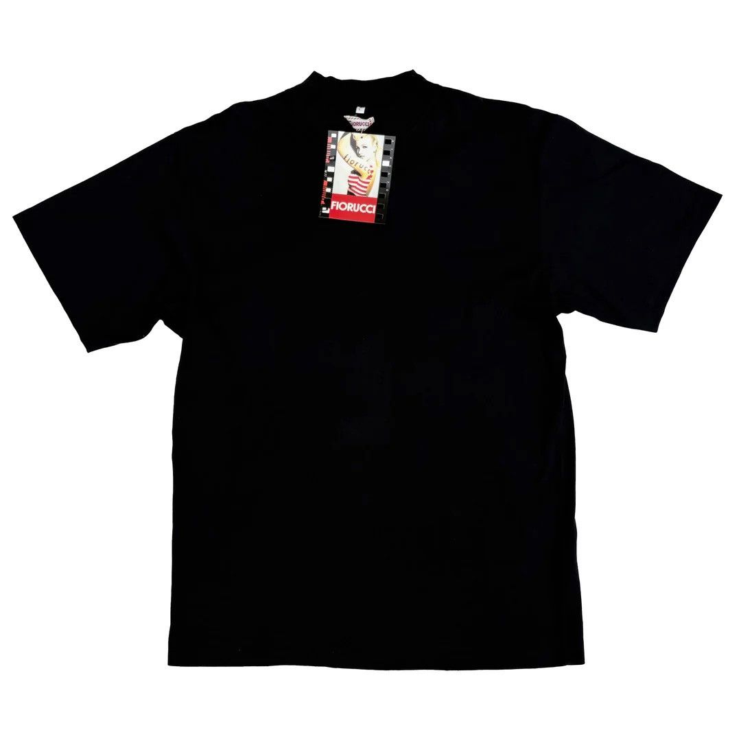 Fiorucci × Vintage Fiorucci 1990 90s Vintage Designer Mock Neck Logo T-Shirt Size US L / EU 52-54 / 3 - 2 Thumbnail