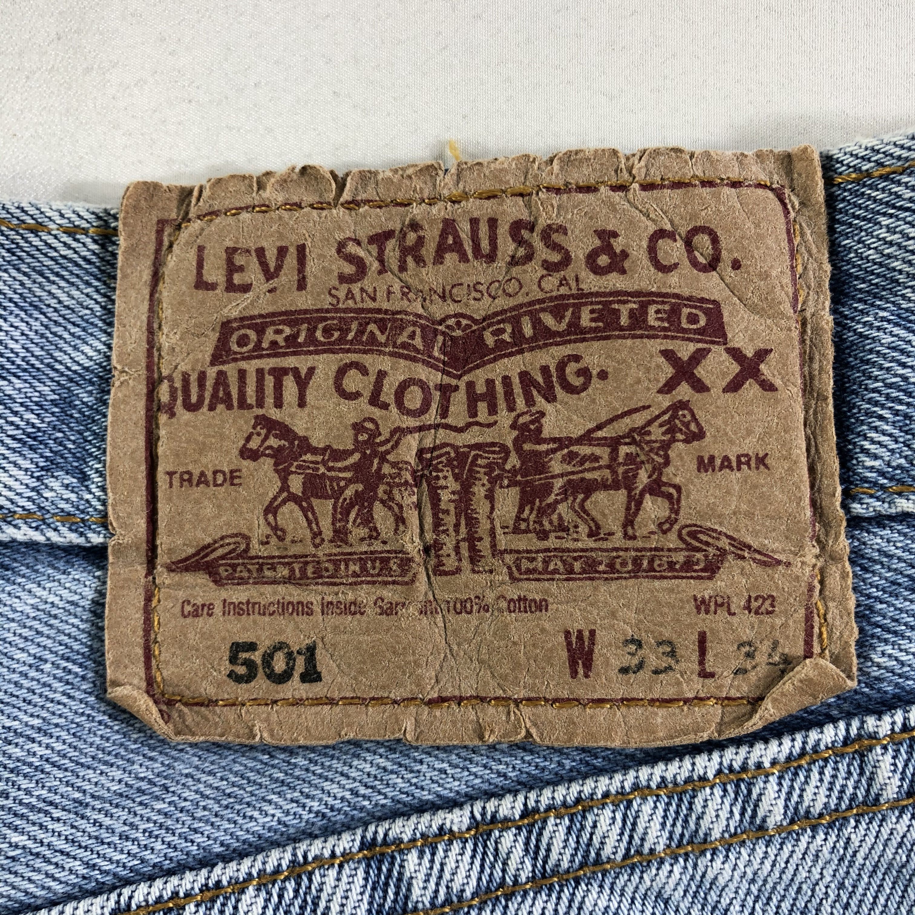 Levi's × Vintage Vintage 90s Levis 501 Jeans-JM3720 Size US 32 / EU 48 - 5 Thumbnail