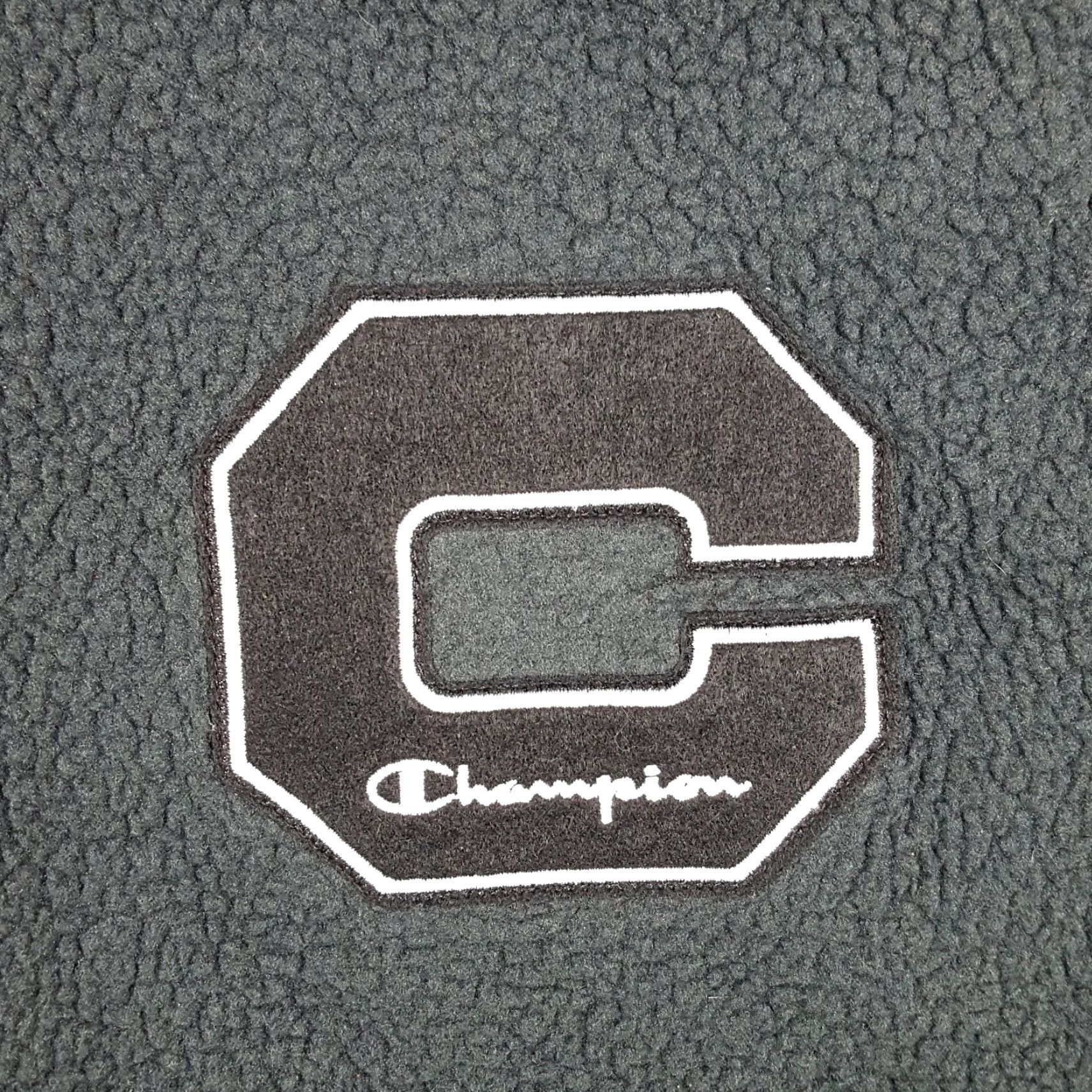 Champion VINTAGE Champion Gray Fleece Bomber Jacket Men's XL Full Zip Retro 90s College Y2K Size US XL / EU 56 / 4 - 4 Thumbnail