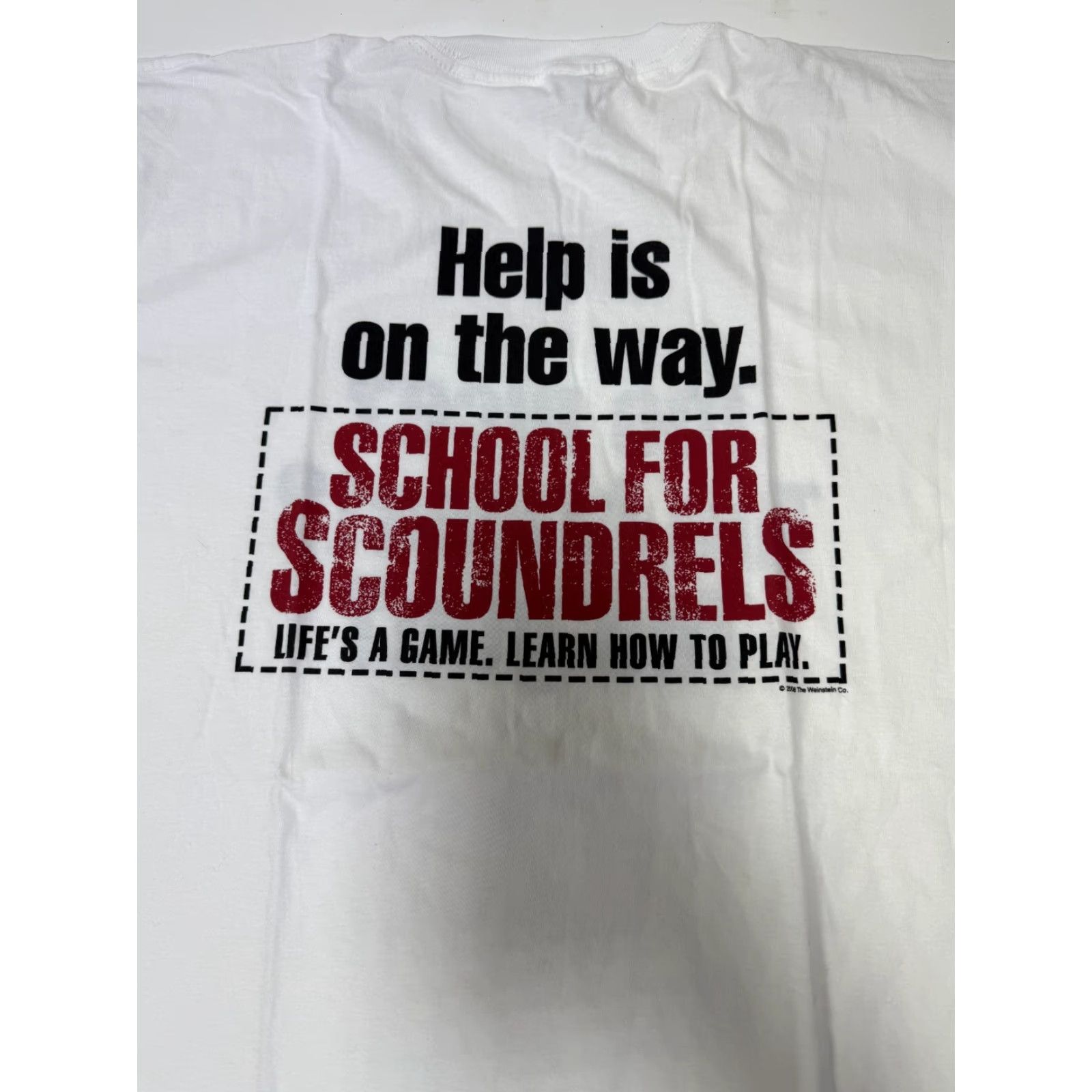 American Apparel VINTAGE Billy Bob Thornton School for Scoundrels T-Shirt | 2006 Y2K Movie Promo | Men’s Large | White | Collectible Tee Size US L / EU 52-54 / 3 - 7 Thumbnail