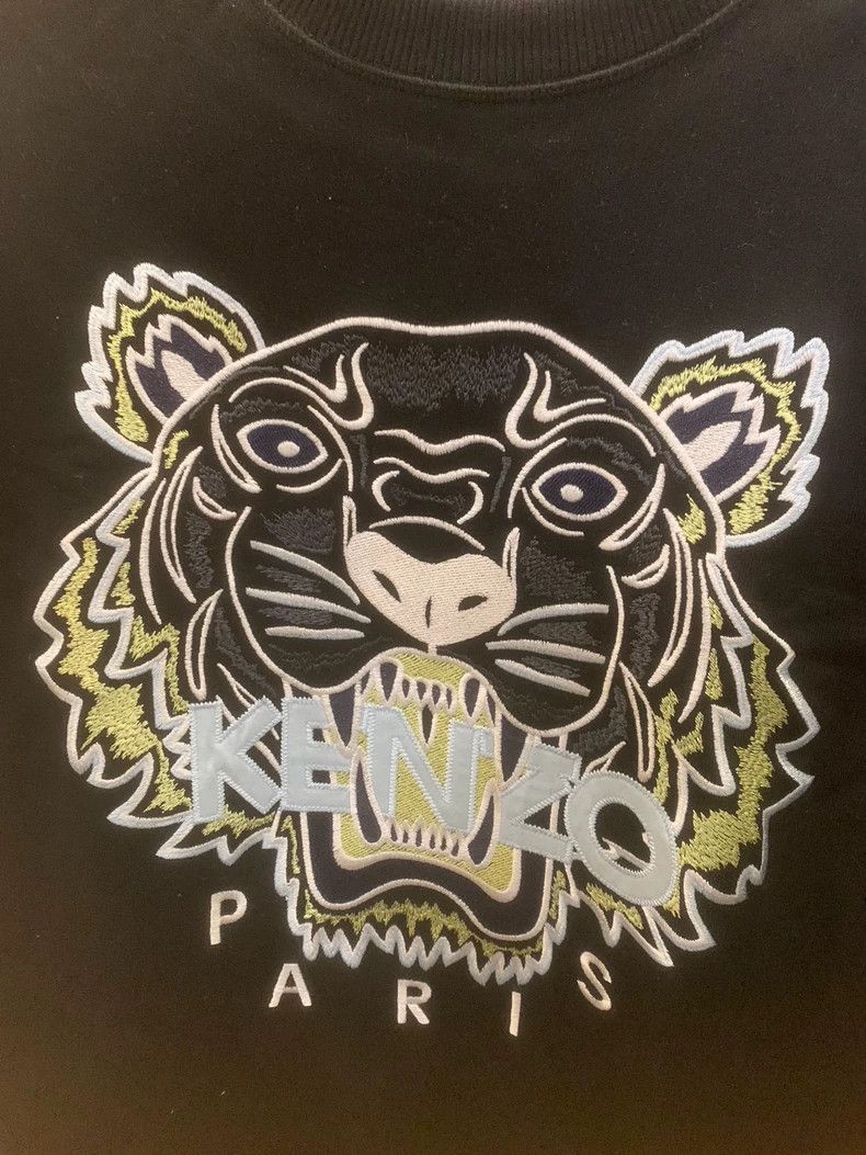 Kenzo KENZO Classic black tiger head hoodie Size US XS / EU 42 / 0 - 2 Thumbnail