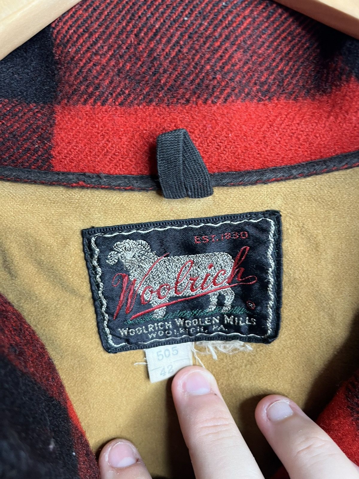 Vintage × Woolrich Woolen Mills Vintage 60s Woolrich woolen mills cargo plaid jacket Size US XL / EU 56 / 4 - 4 Thumbnail