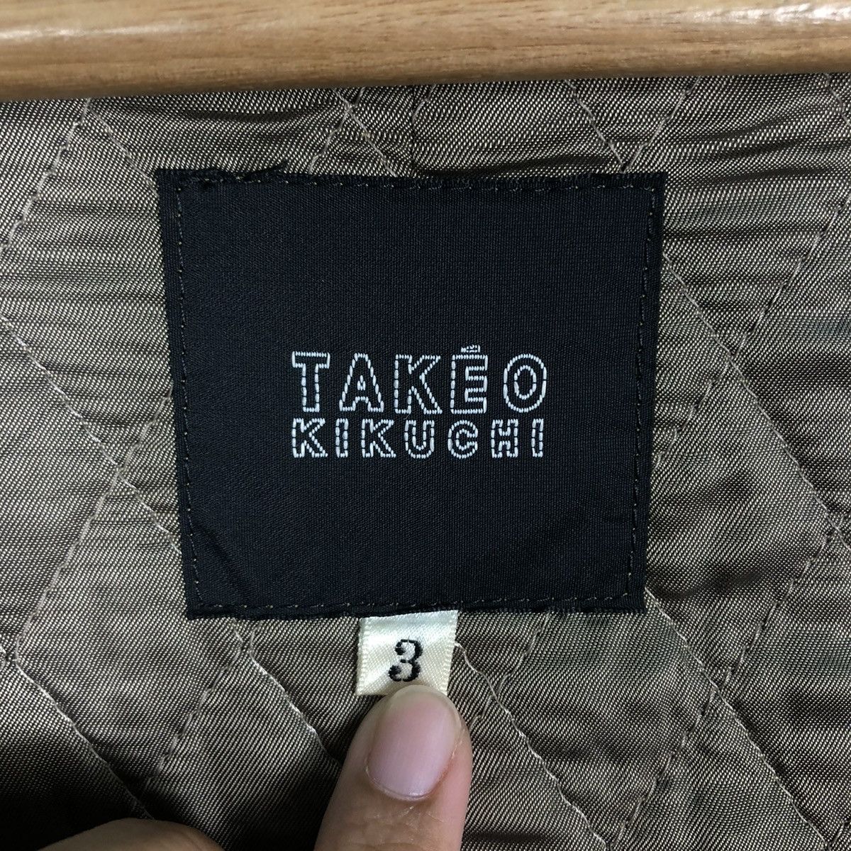 Japanese Brand 🔥VINTAGE LONG JACKET WOOL HERRINGBONE TAKEO KUKICHI Size US M / EU 48-50 / 2 - 18 Thumbnail