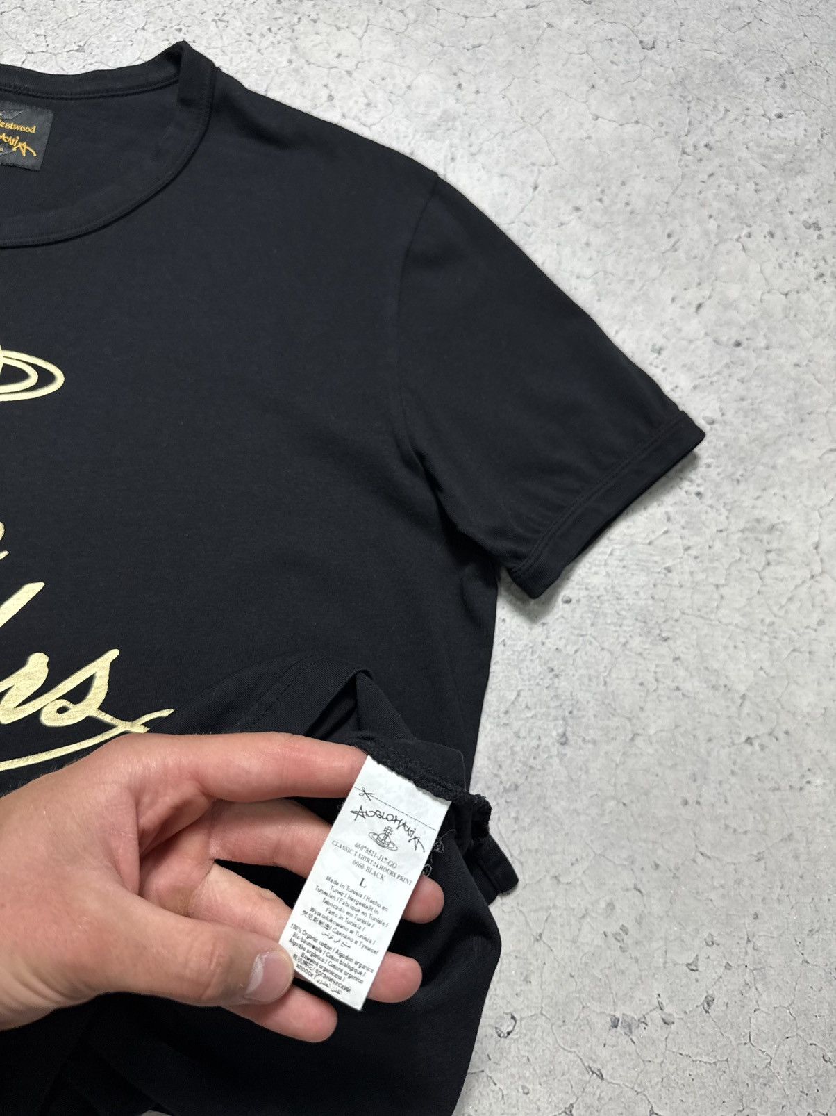 Vivienne Westwood Vivienne Westwood Luxury T-Shirt Big Logo Hype Anglomania Size US L / EU 52-54 / 3 - 8 Thumbnail