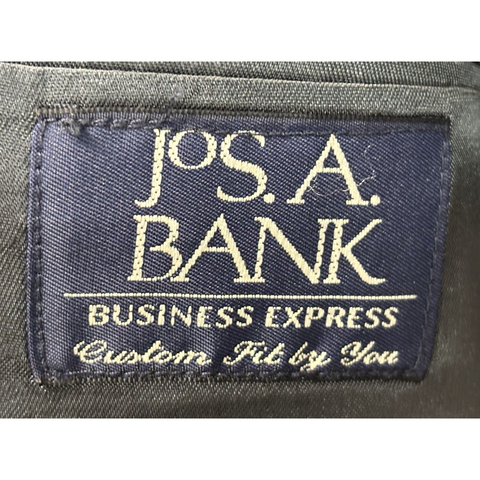 Jos. A. Bank VINTAGE Jos A Bank 2 Pc Suit Men’s 46R Jacket 40x27 Pants Black White Mini Houndstooth Mens Suit Jacket Set Regular Wool 2 Piece Size 46R - 7 Thumbnail