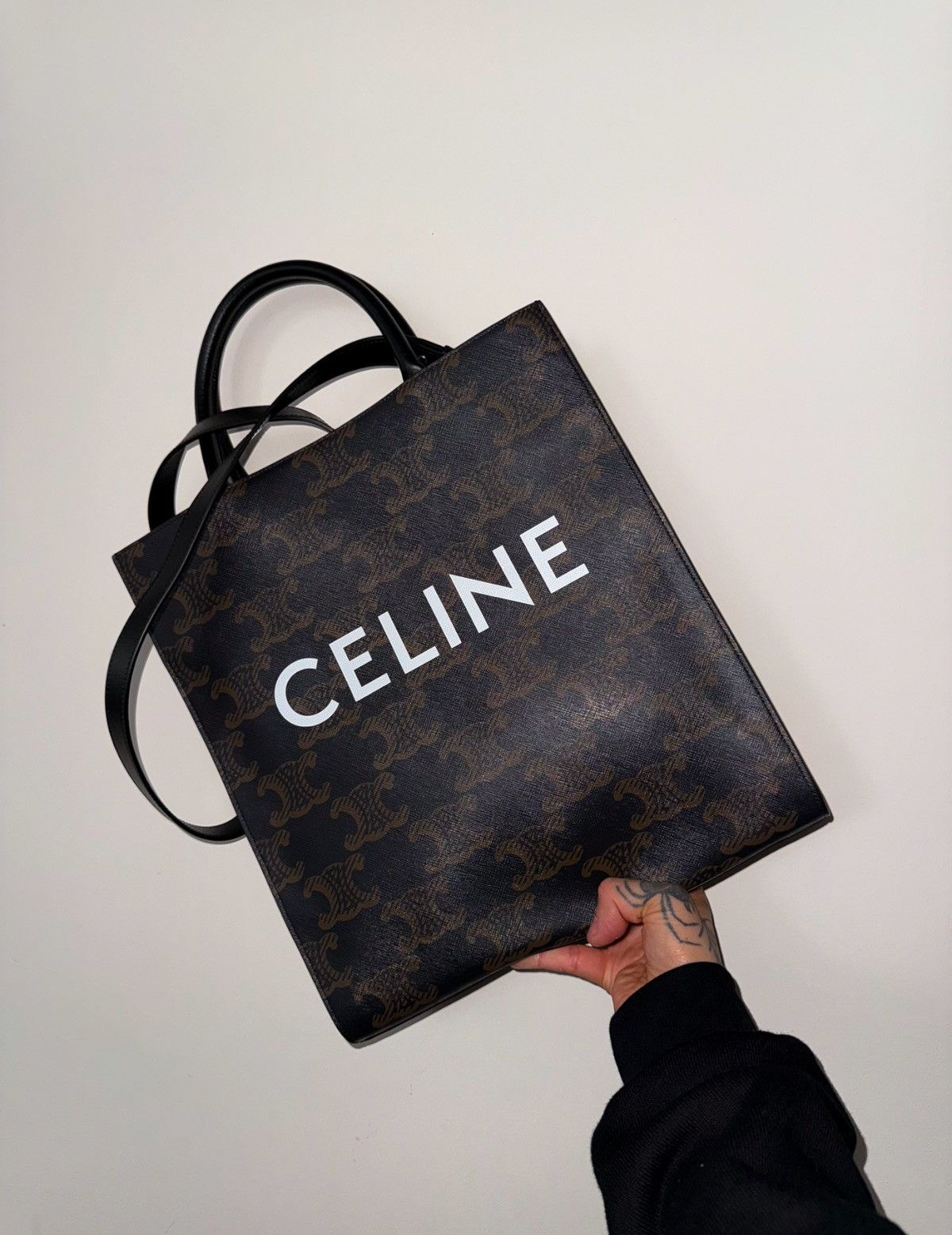 Celine Celine logo tote handle bag Size ONE SIZE - 1 Thumbnail