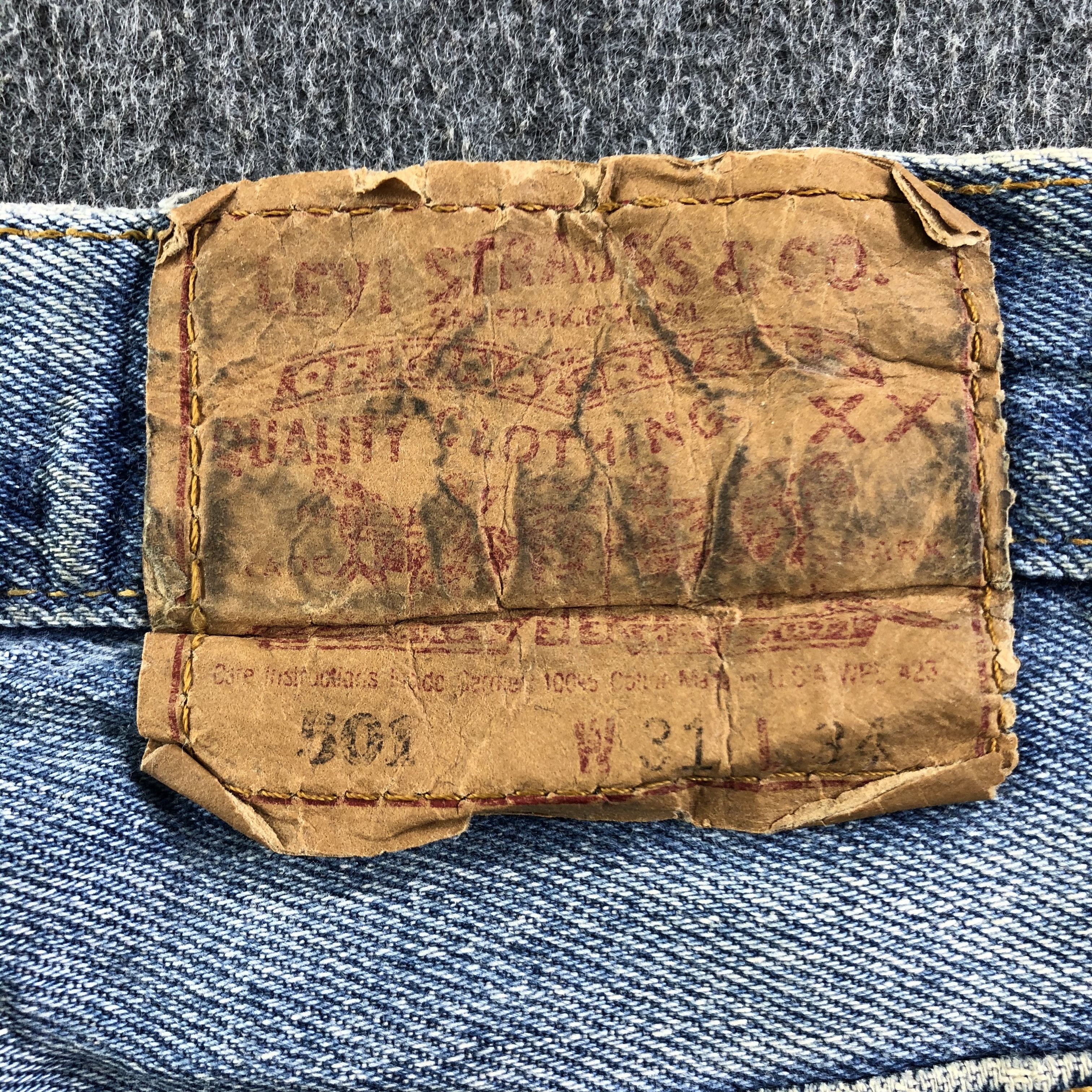 Levi's Vintage Light Wash Levis 501 Jeans-J3798 Size US 30 / EU 46 - 5 Thumbnail