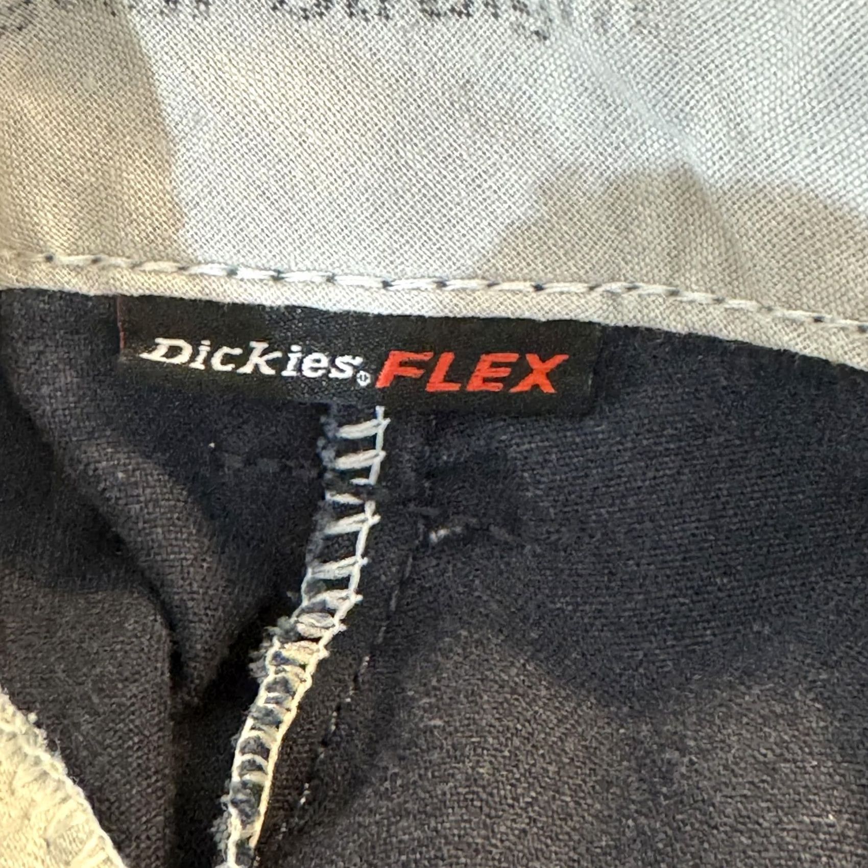 Dickies VINTAGE? No. Dickies Flex Cargo Pants Mens 34x34 Blue Work Utility Straight Leg Twill Zip Fly Size US 34 / EU 50 - 5 Thumbnail