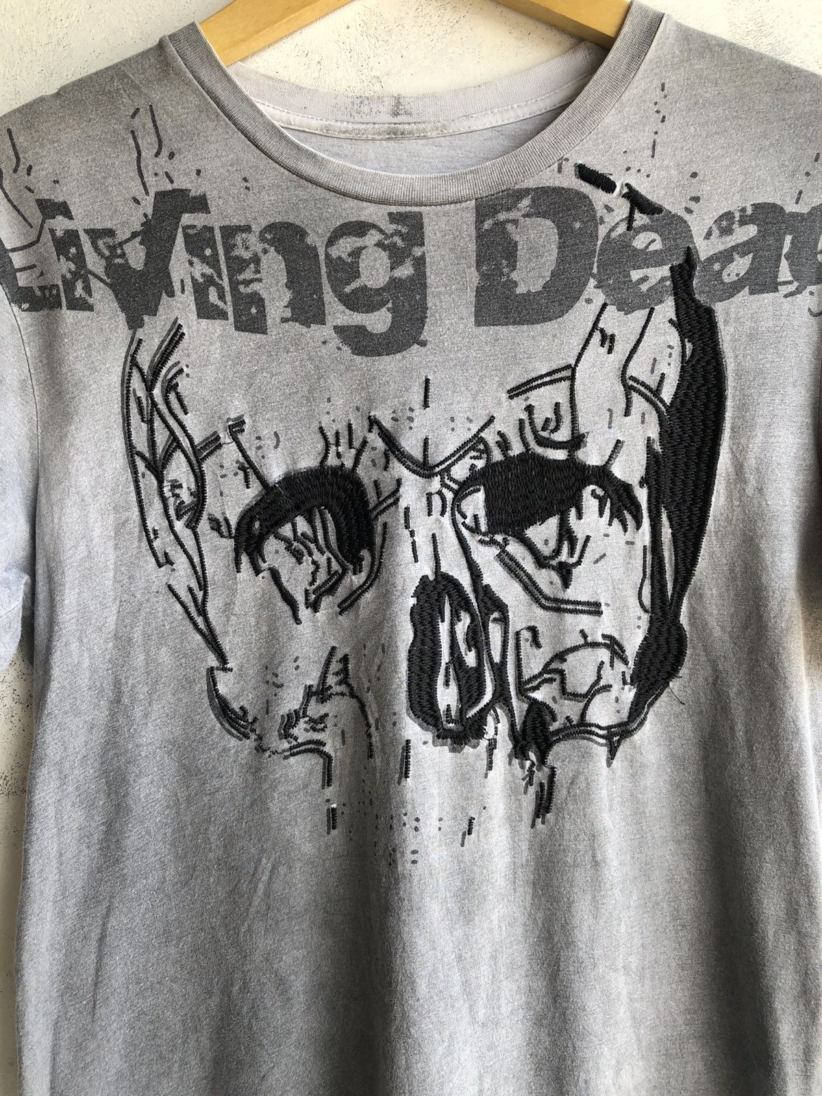 KMRii Japanese Gothic Poem Skull Rock Punk Style Size US S / EU 44-46 / 1 - 4 Thumbnail