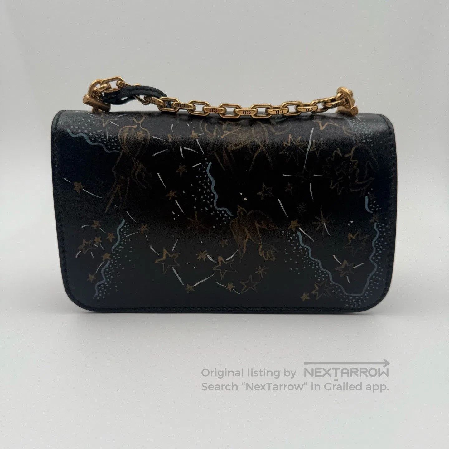 Dior Dior Limited Graffiti Vintage Chain Crossbody Bag. Size ONE SIZE - 2 Thumbnail