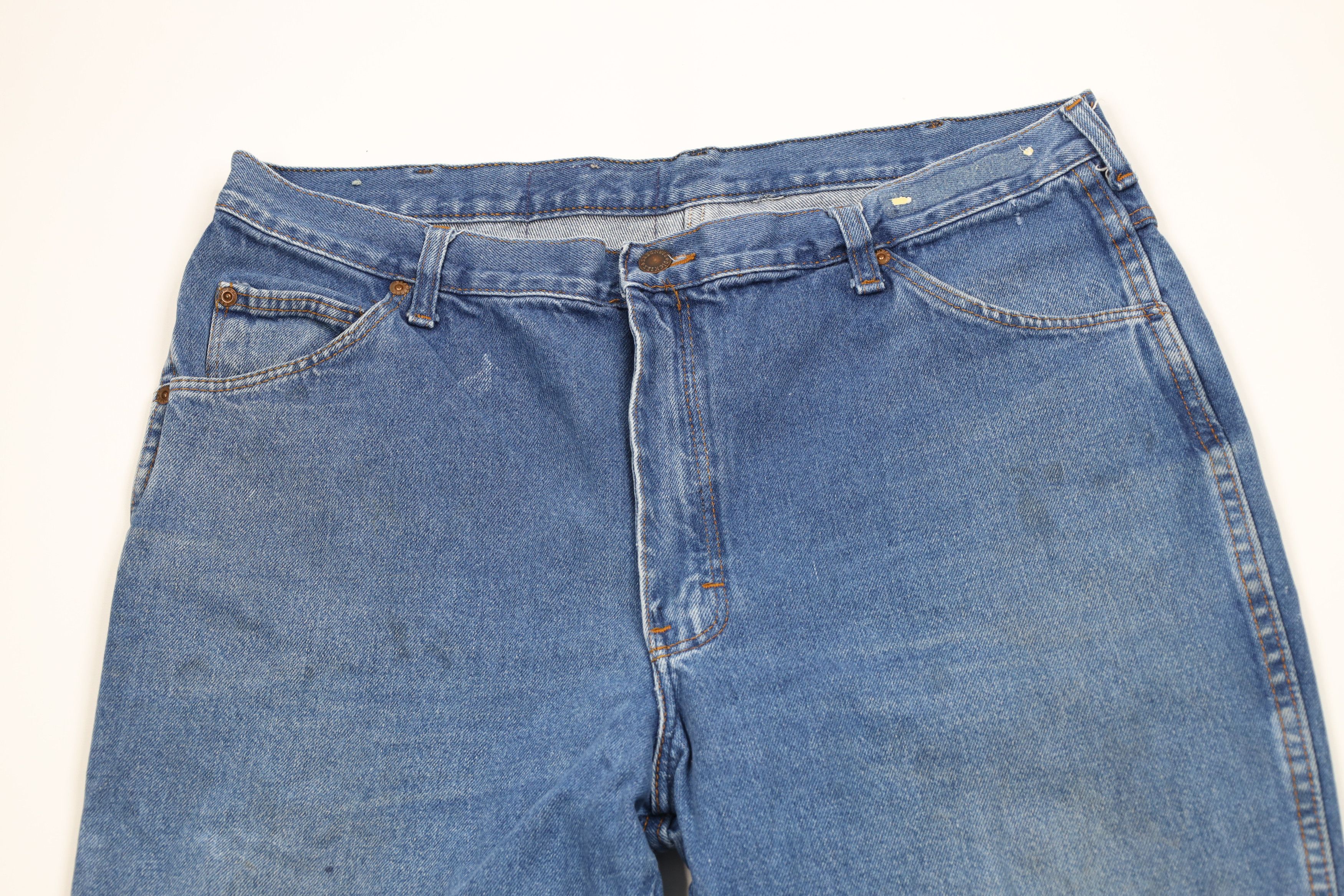 Dickies Vintage 70s Dickies Branders Straight Leg Denim Jeans USA Size US 36 / EU 52 - 2 Thumbnail