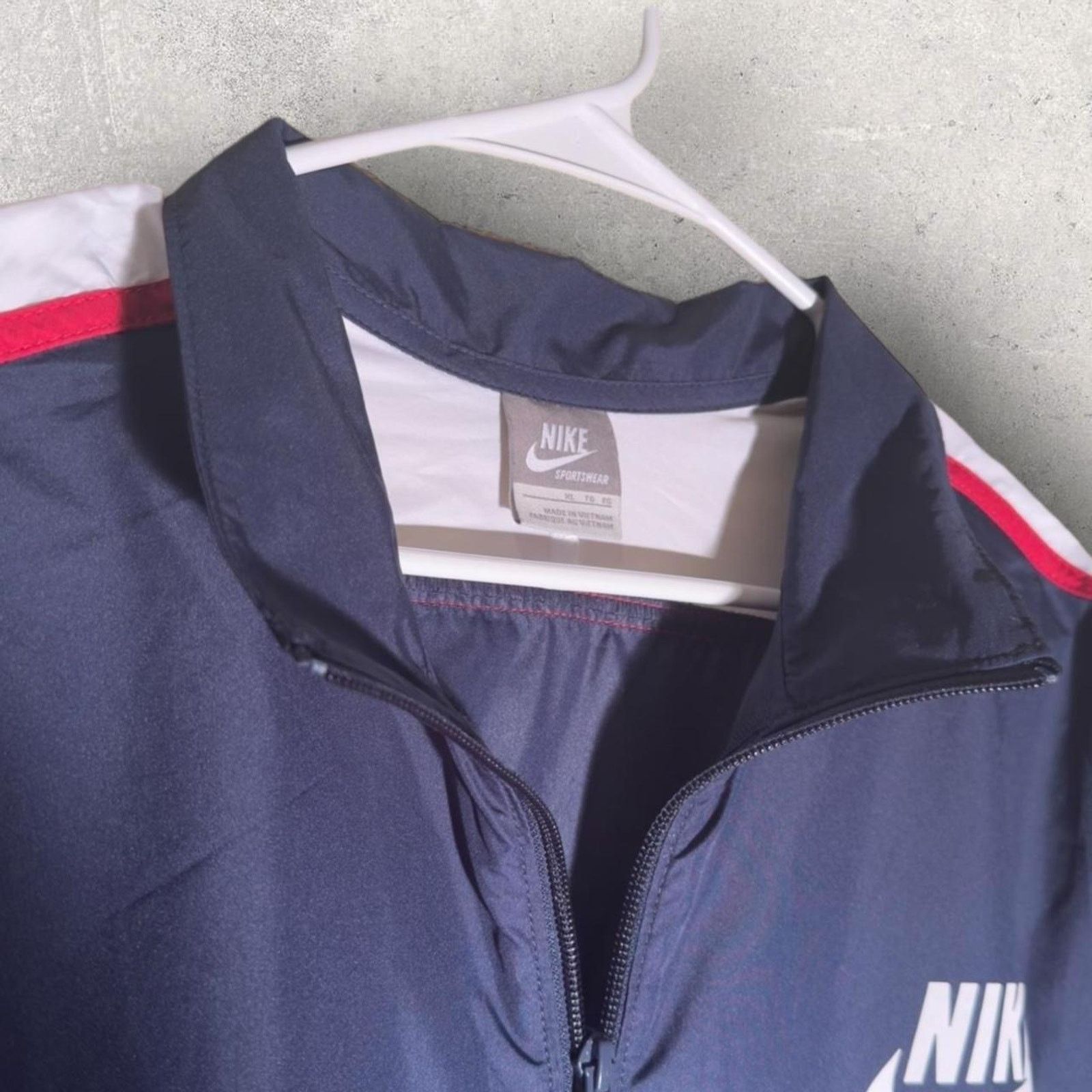 Nike × Vintage Vintage 90s Nike Windbreaker Size US XL / EU 56 / 4 - 3 Thumbnail