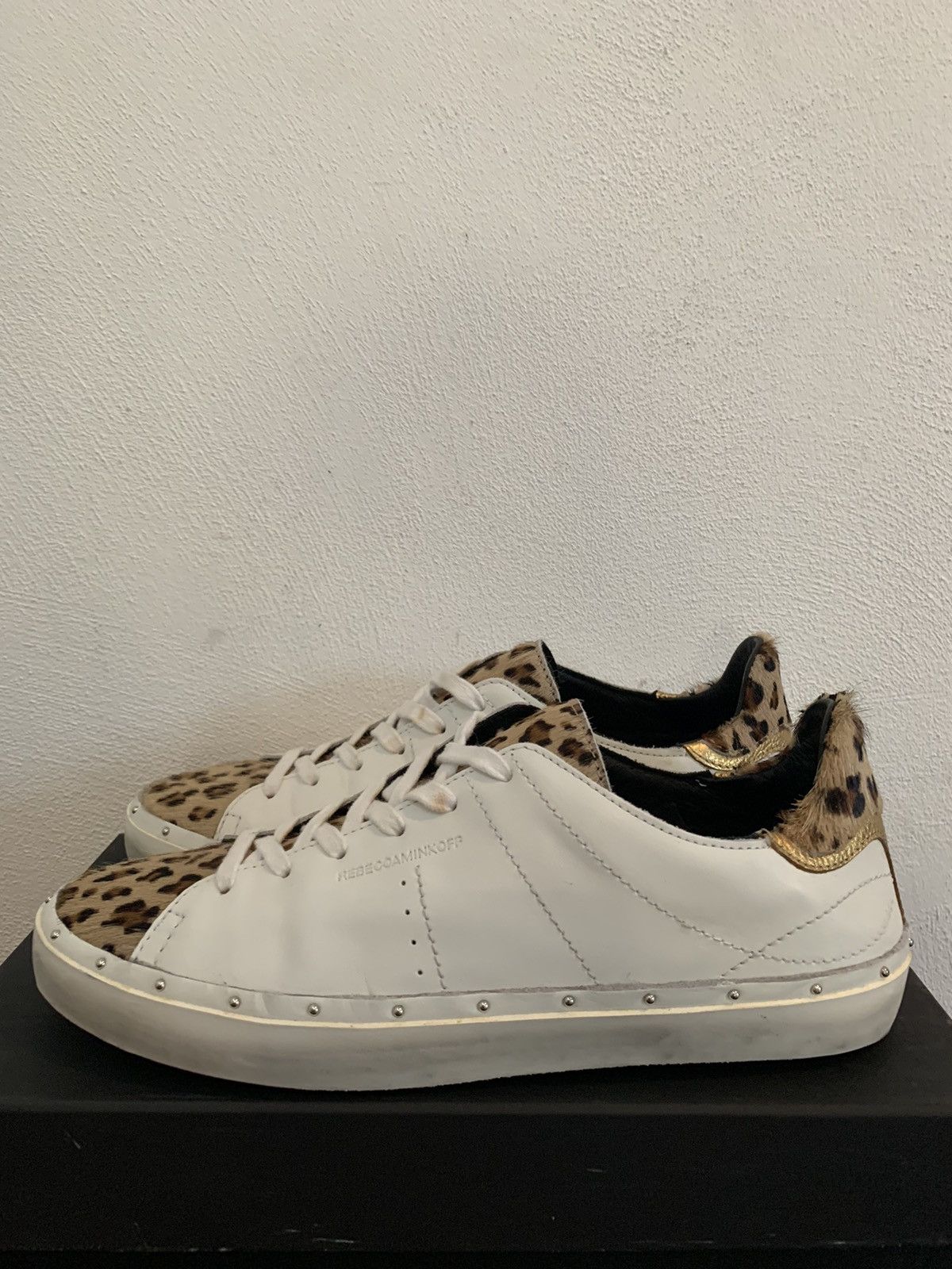 Rebecca Minkoff Rebecca Minkoff Low Leather Sneakers Size US 10 / IT 40 - 4 Thumbnail