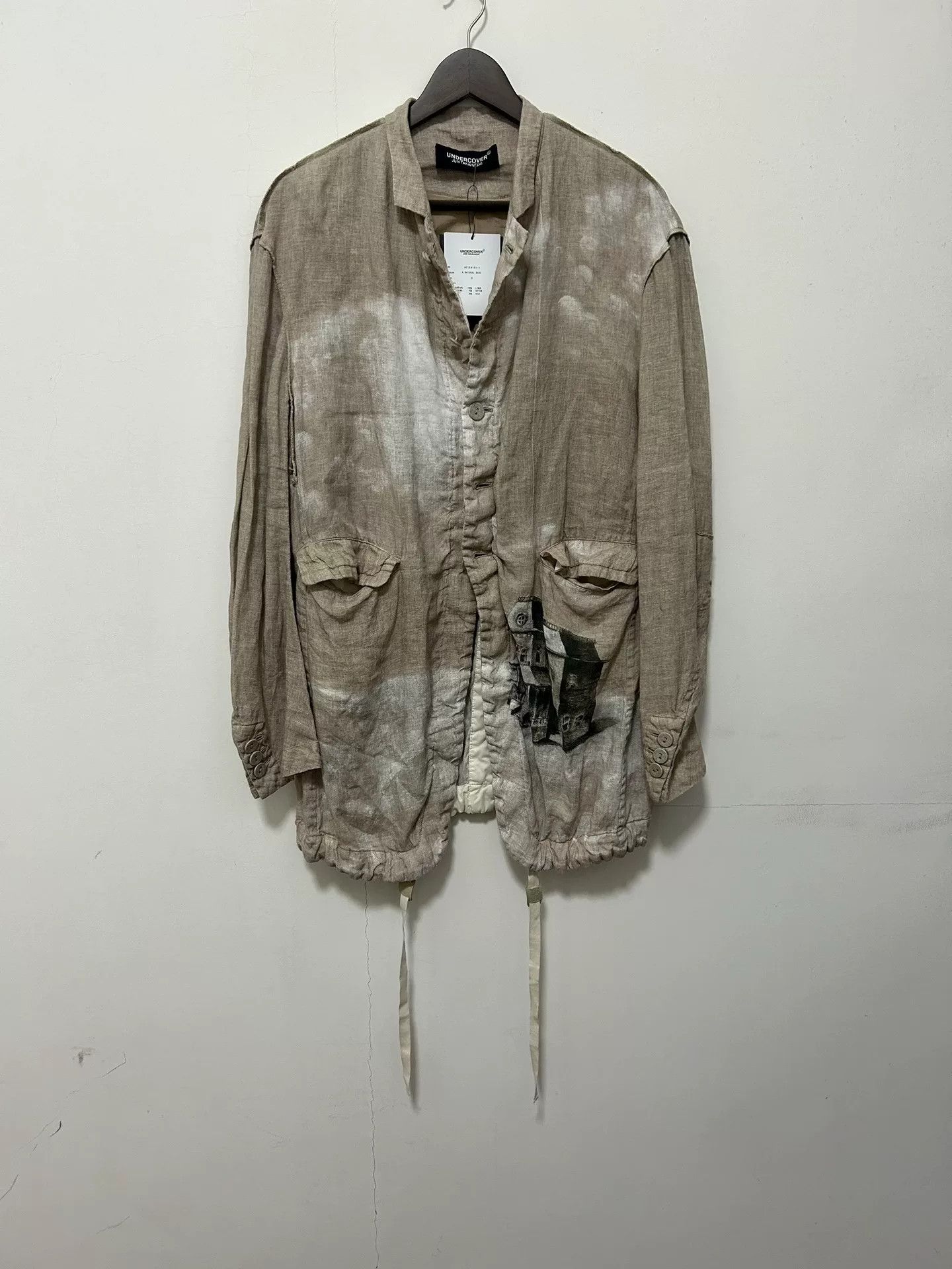 Undercover 25SS Linen Suit Jacket