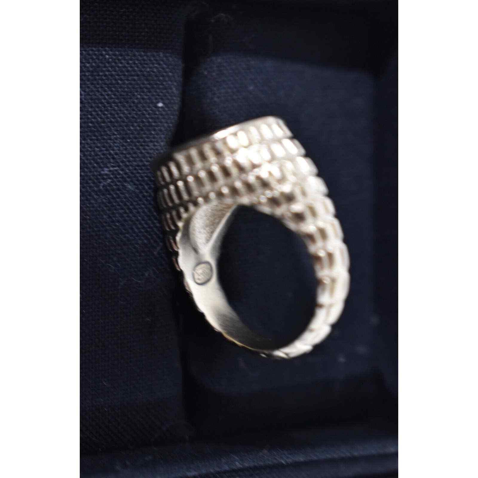 Chanel Chanel 22P Gold Circle Interlocking Fashion Finger Ring 54 7 Size ONE SIZE - 12 Thumbnail